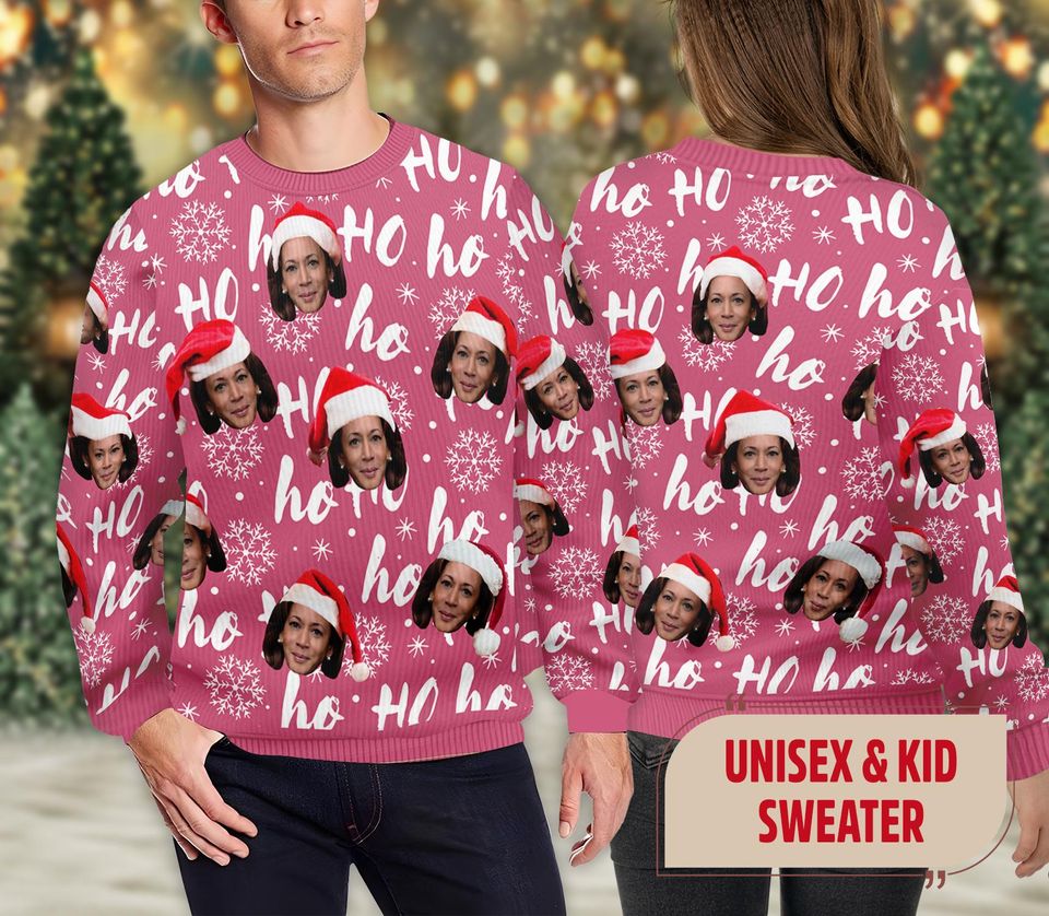 Kamala Harris Funny Christmas Ugly Sweater