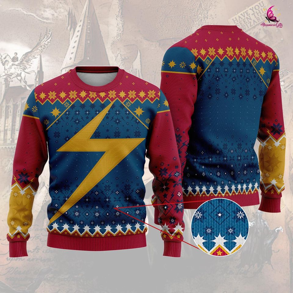 Kamala Khan Ugly Christmas Sweatshirt, Kamala Khan Christmas Sweater