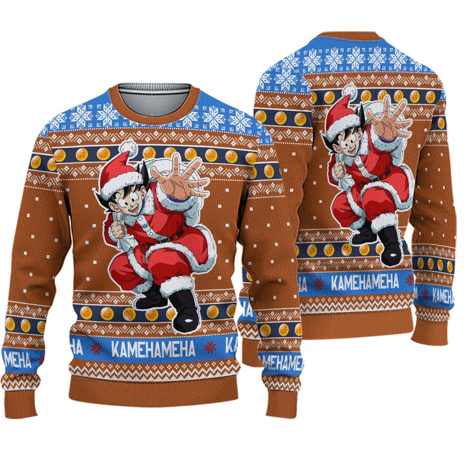 Kamehameha Ugly Christmas Sweater