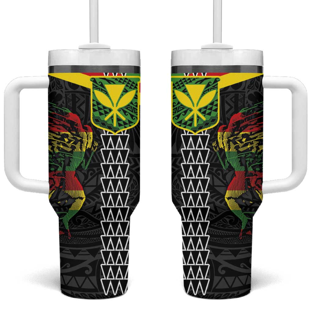 Kanaka Maoli Running Kakau with Kanaka Maoli Flag Color Custom Stanley Cup 40 oz 30 oz Tumbler With HandleTVC2301353