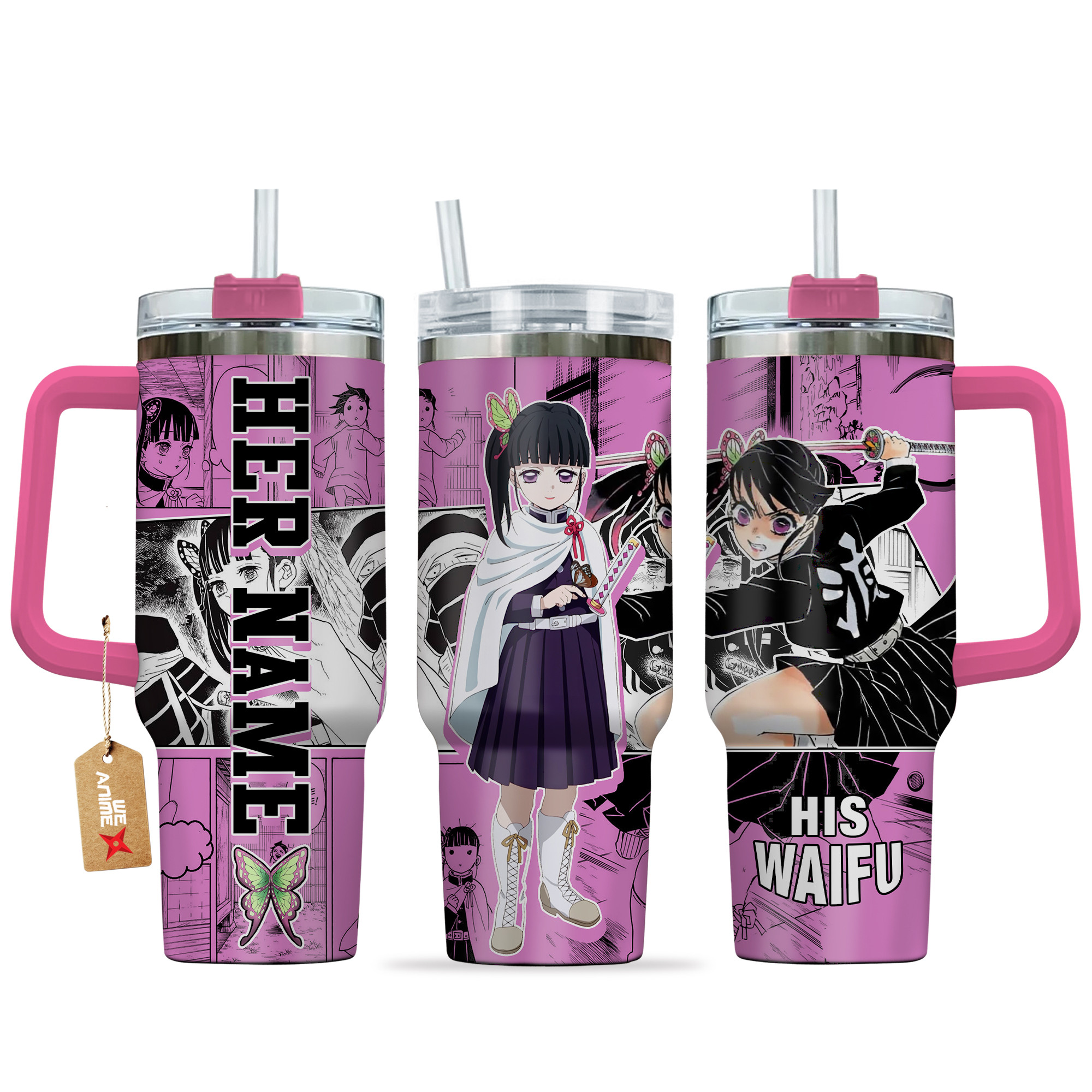 Kanao Tsuyuri Demon Slayer Anime Custom Stanley Cup 40 oz 30 oz Tumbler With HandleTVC2301135