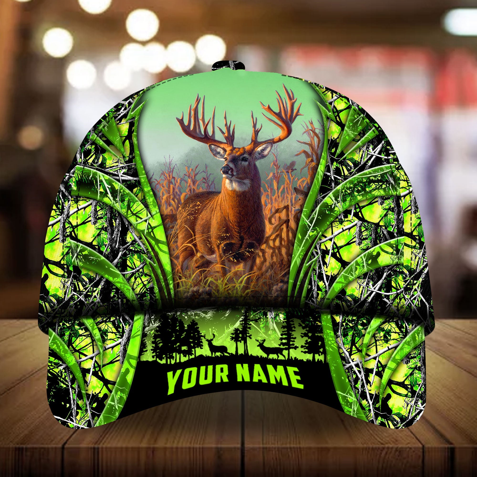 Kanipahu Mailefihi Deer Hunting Hats 3D Multicolored Camo Personalized Trucker Hats Custom Hats Gifts For Men & Women