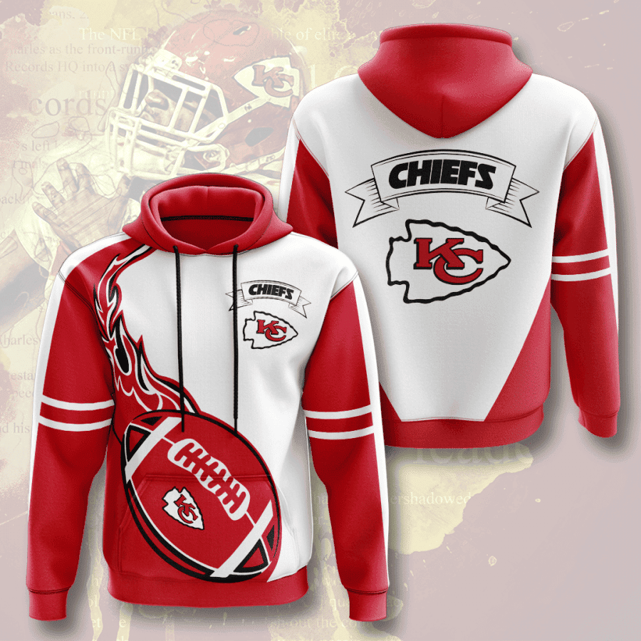 Kansas City Chiefs 3D All Over Print Hoodie, Zip Hoodie