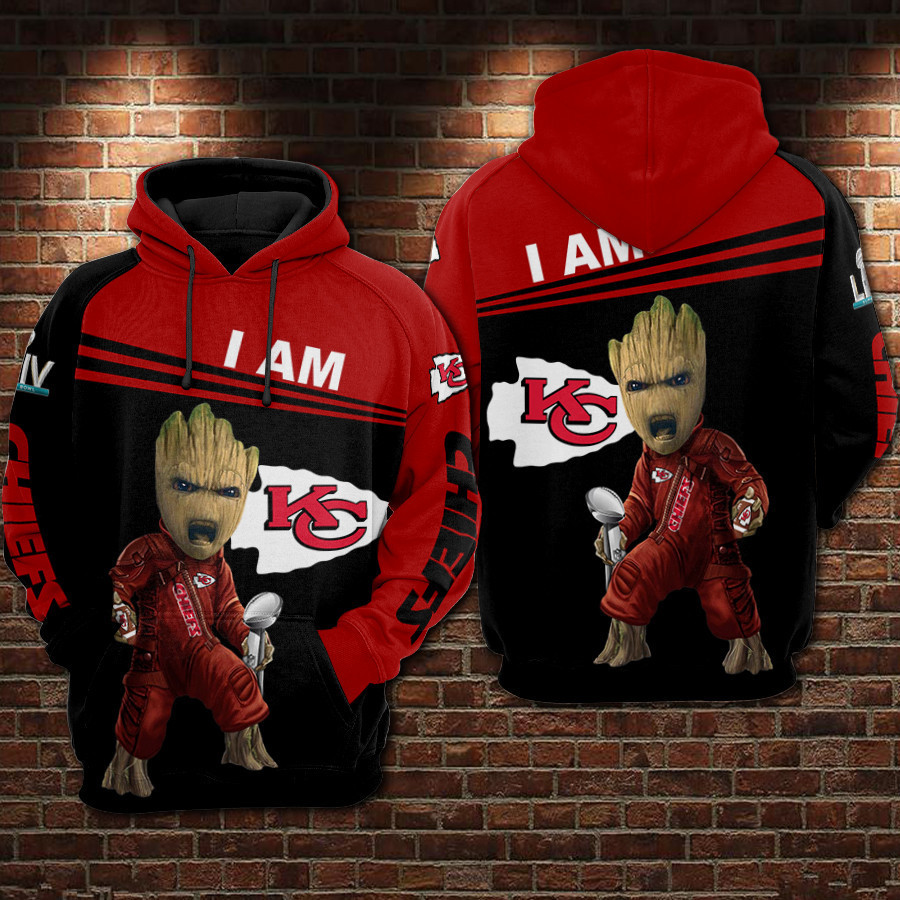Kansas City Chiefs 3D All Over Print Hoodie, Zip Hoodie
