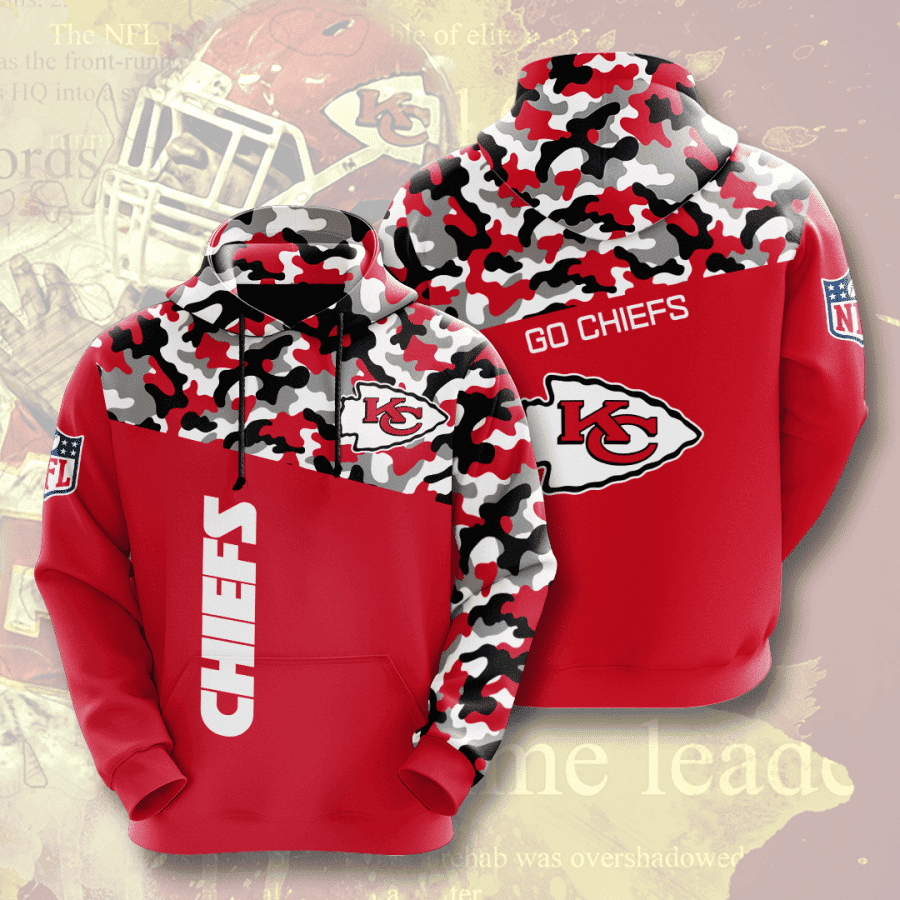 Kansas City Chiefs 3D All Over Print Hoodie, Zip Hoodie