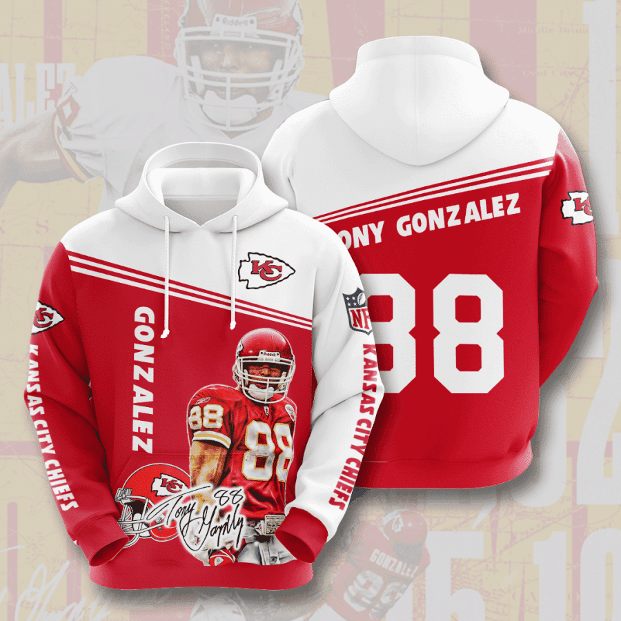 Kansas City Chiefs 3D All Over Print Hoodie, Zip Hoodie