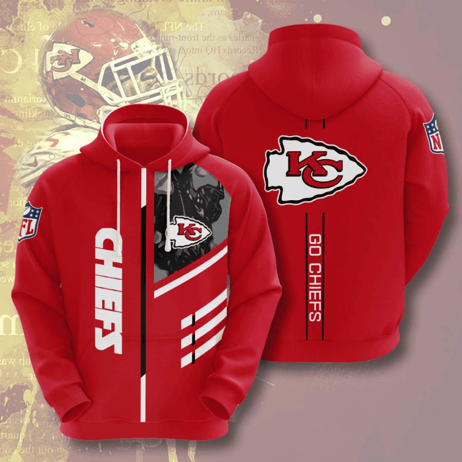 Kansas City Chiefs 3D All Over Print Hoodie, Zip Hoodie