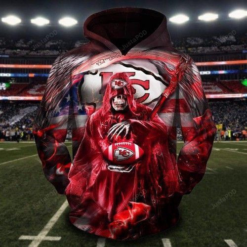 Kansas City Chiefs 3D All Over Print Hoodie, Zip Hoodie