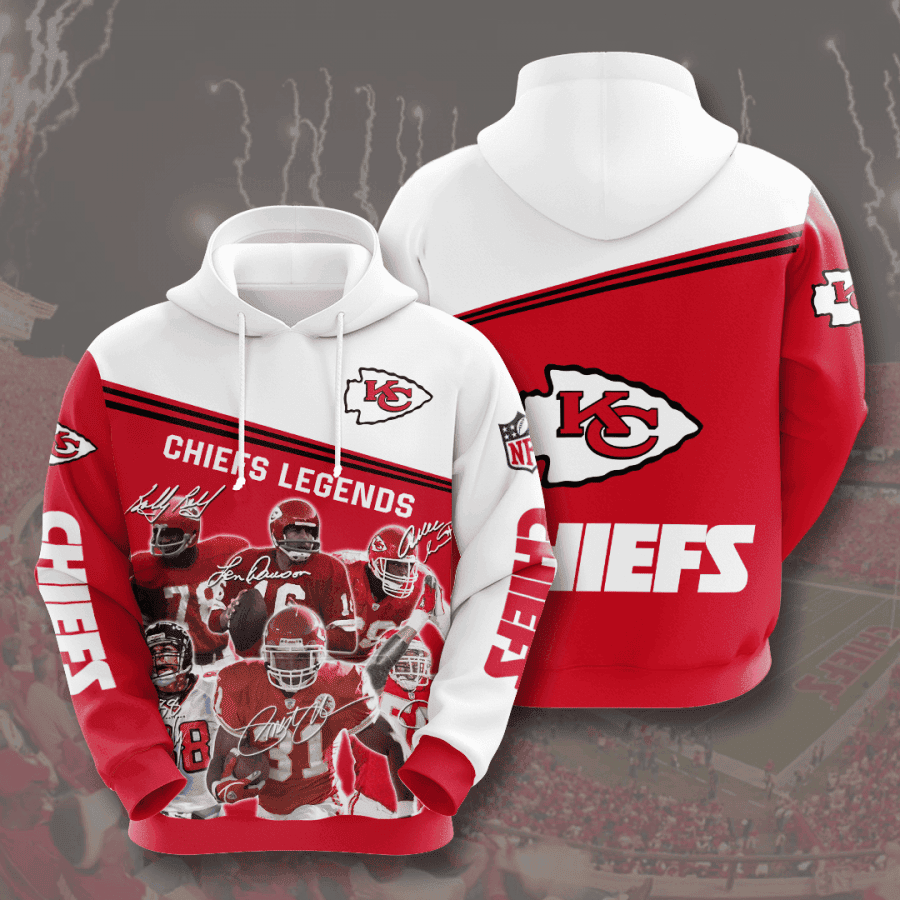 Kansas City Chiefs 3D All Over Print Hoodie, Zip Hoodie