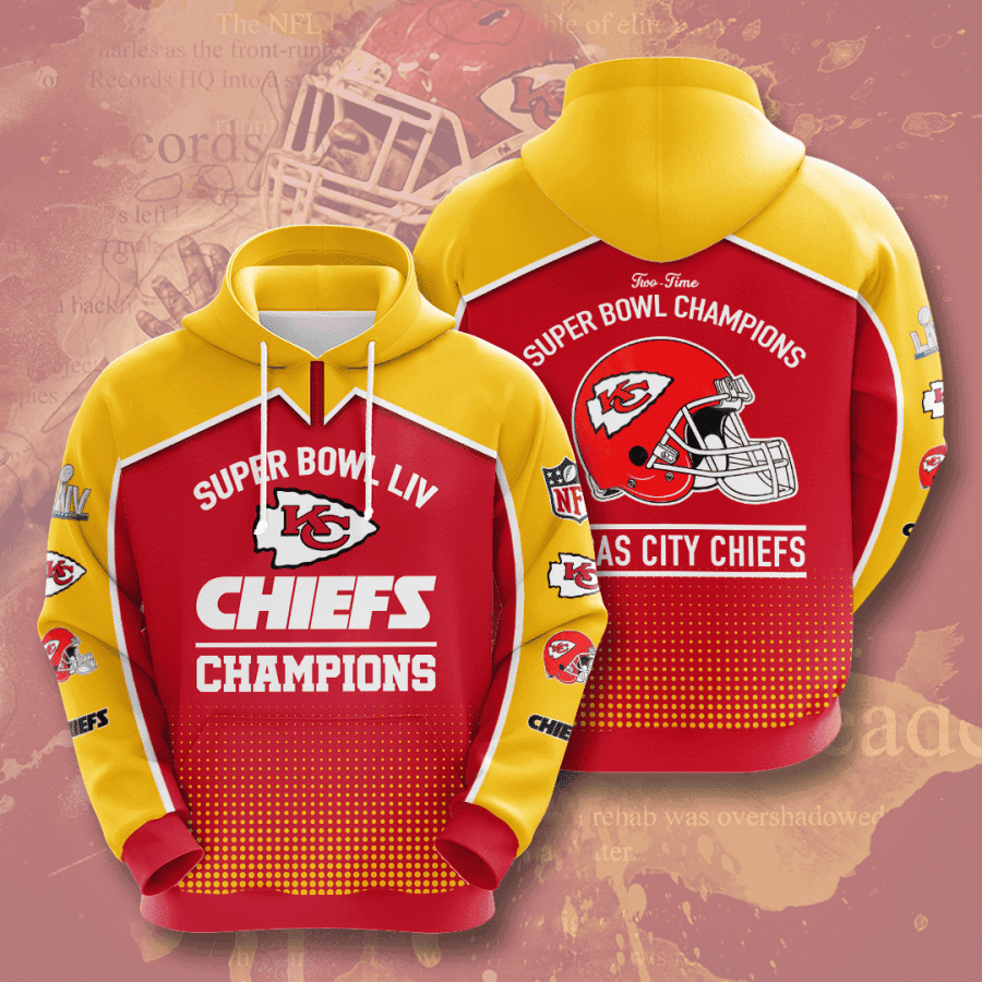Kansas City Chiefs 3D All Over Print Hoodie, Zip Hoodie
