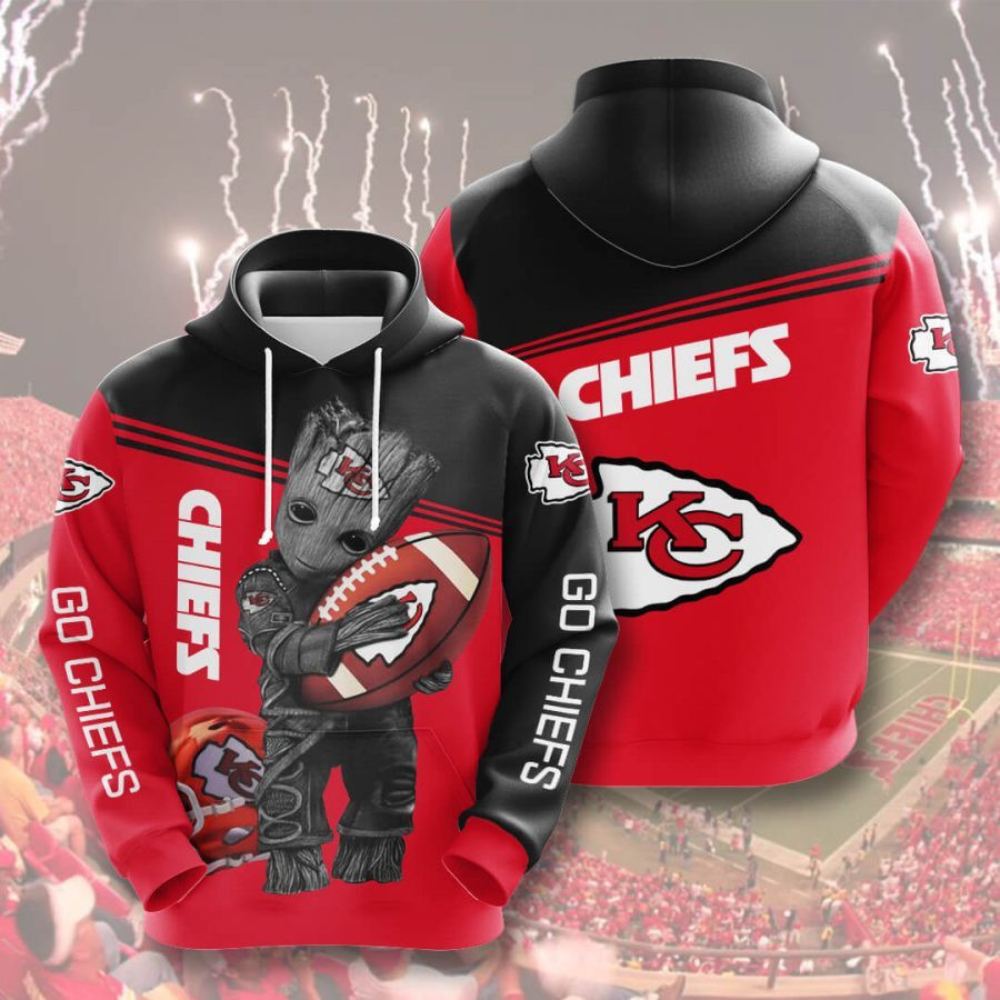 Kansas City Chiefs 3D All Over Print Hoodie, Zip Hoodie