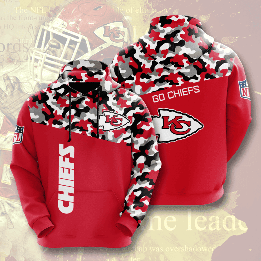 Kansas City Chiefs 3D All Over Print Hoodie, Zip Hoodie