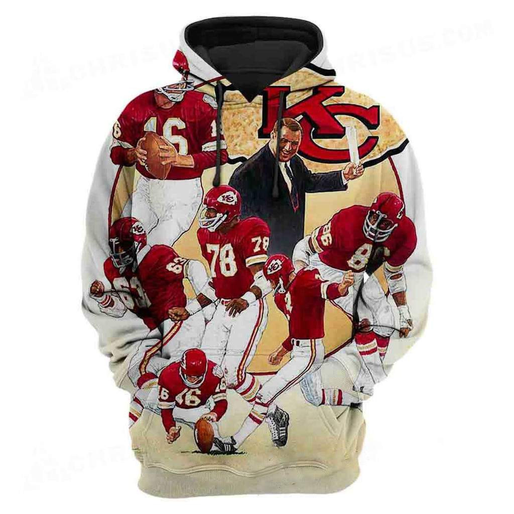Kansas City Chiefs 3D All Over Print Hoodie, Zip Hoodie