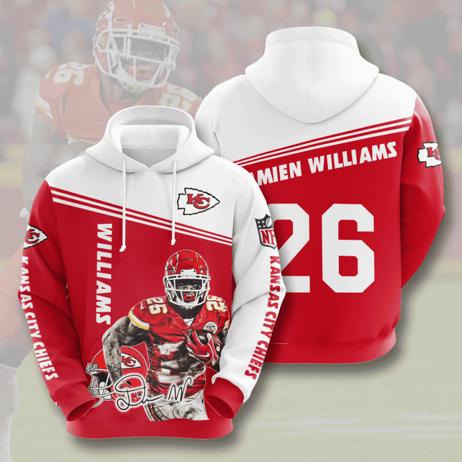 Kansas City Chiefs 3D All Over Print Hoodie, Zip Hoodie