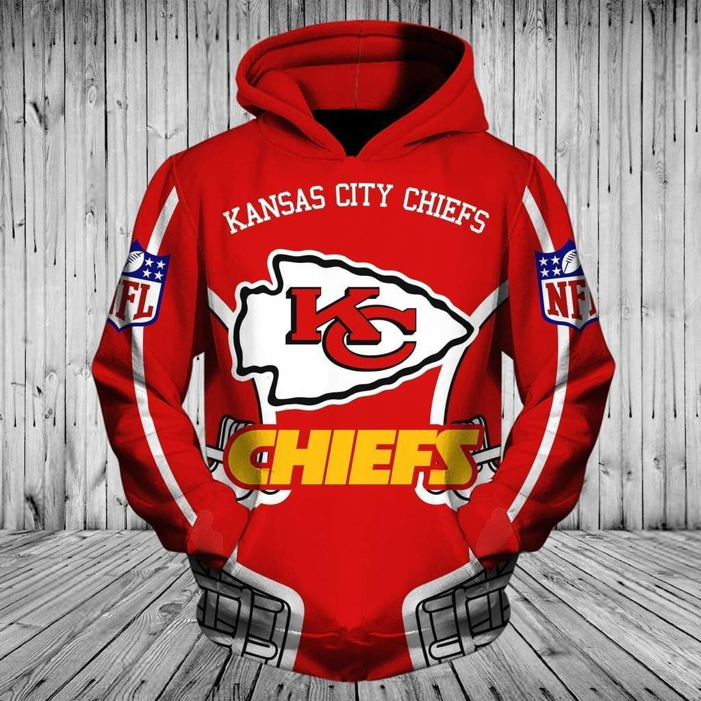 Kansas City Chiefs 3D All Over Print Hoodie, Zip Hoodie