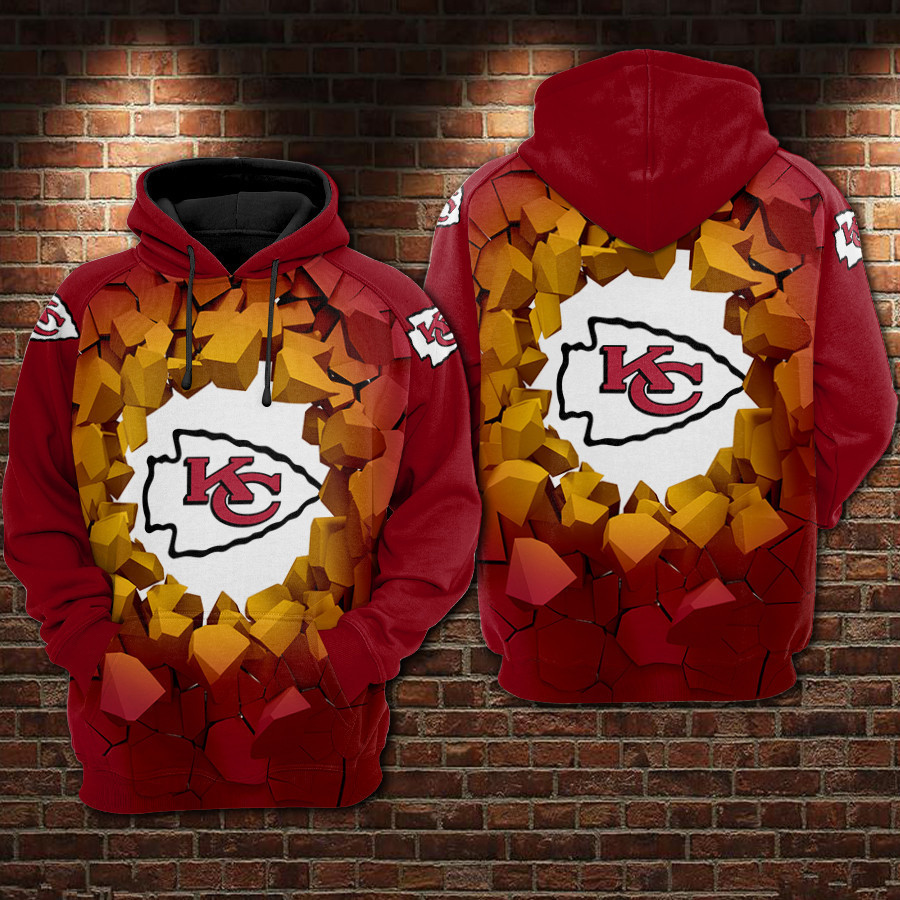 Kansas City Chiefs 3D All Over Print Hoodie, Zip Hoodie