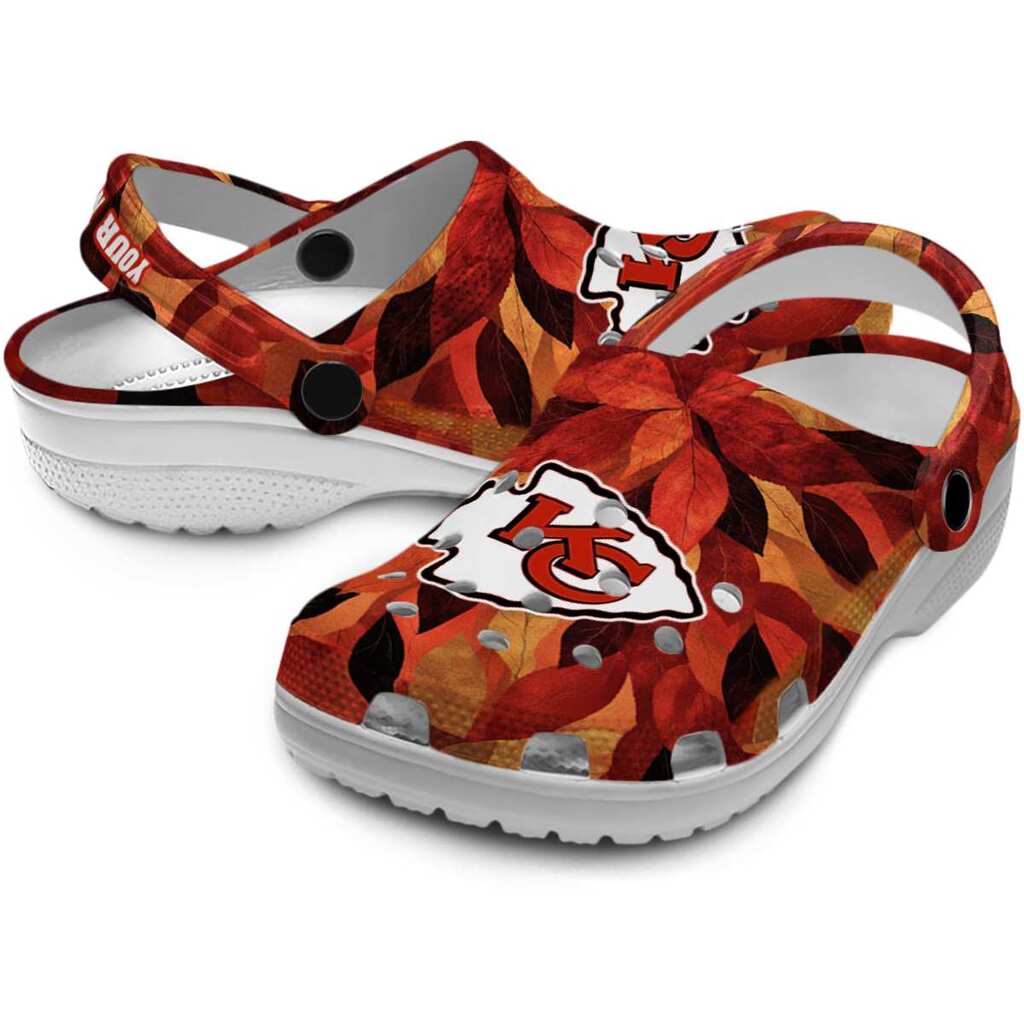 Kansas City Chiefs Autumn Leaves ClogTVC1801926 - Image 3