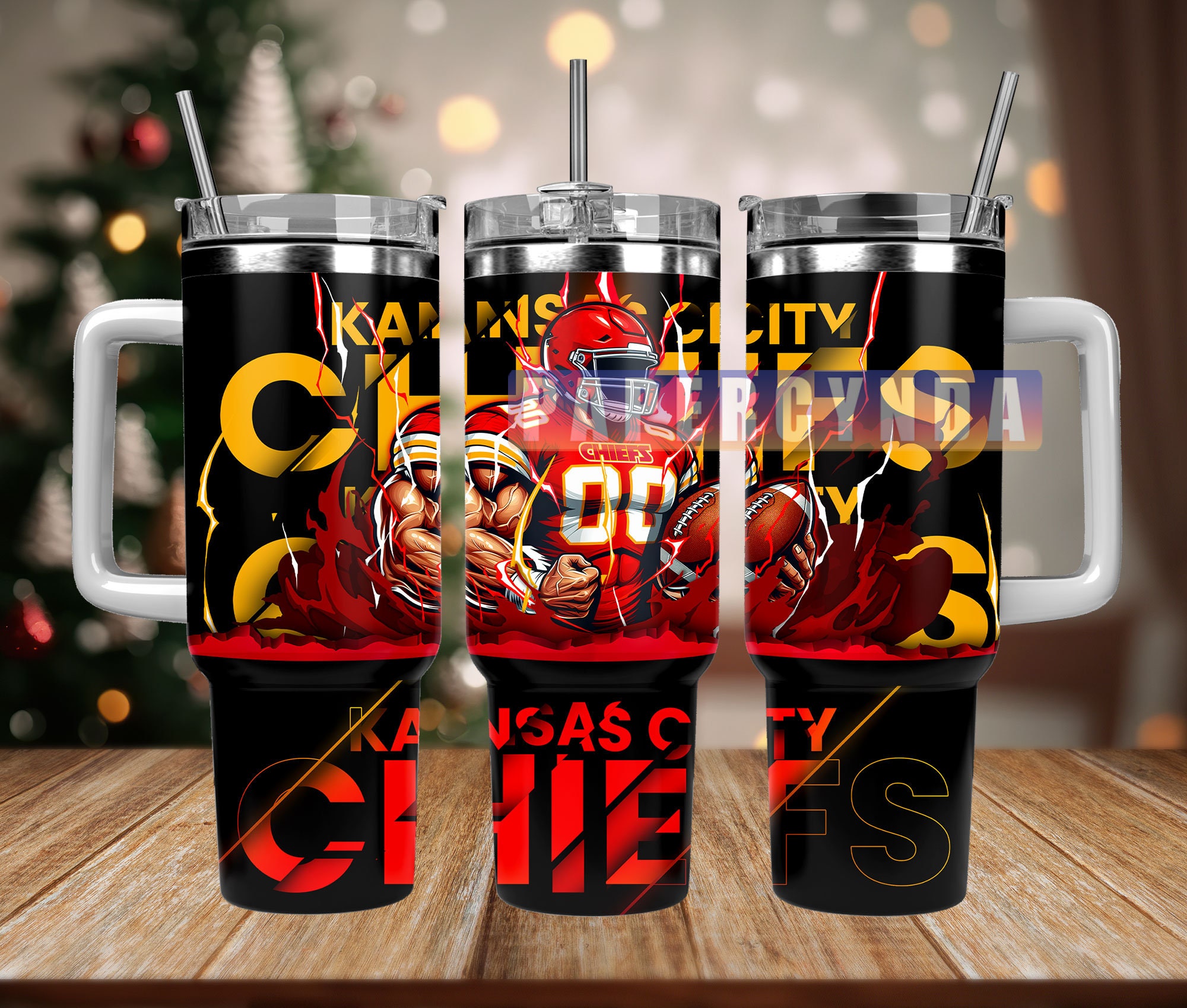 Kansas City Chiefs Custom Stanley Cup 40 oz 30 oz Tumbler With HandleTVC2301832