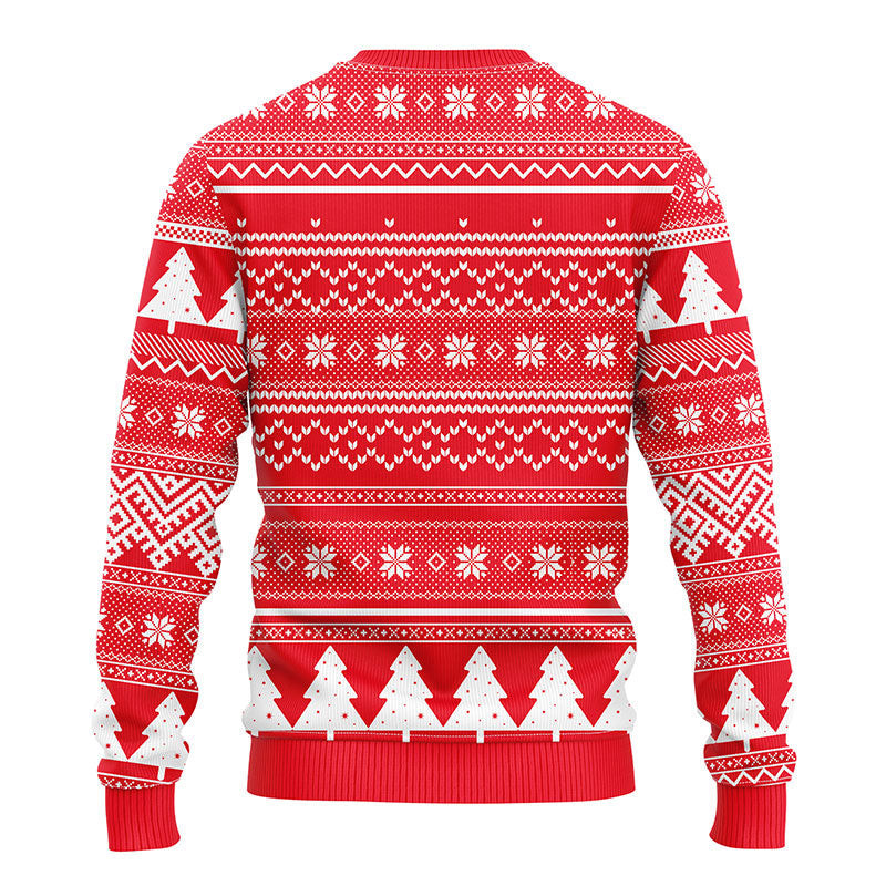 Kansas City Chiefs Groot Hug Ugly Christmas Sweater Adult 3D Funny Matching for family - Image 2