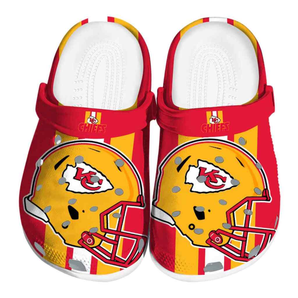 Kansas City Chiefs Helmet Stripes ClogTVC1801140