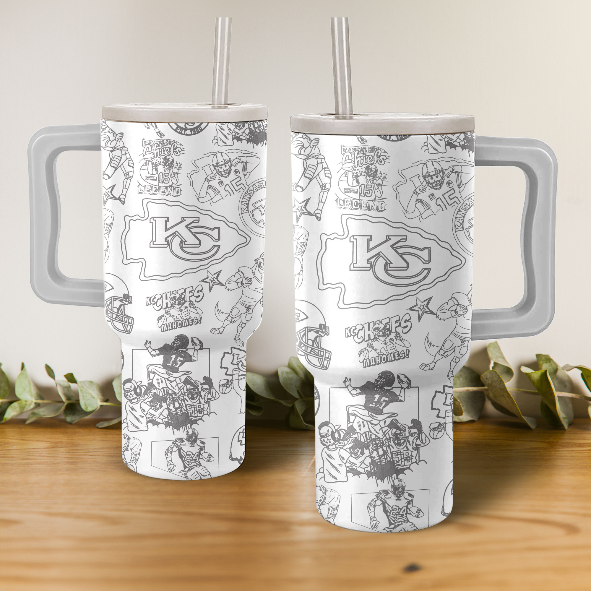 Kansas City Chiefs NFL Custom Stanley Cup 40 oz 30 oz Tumbler With HandleTVC2301152