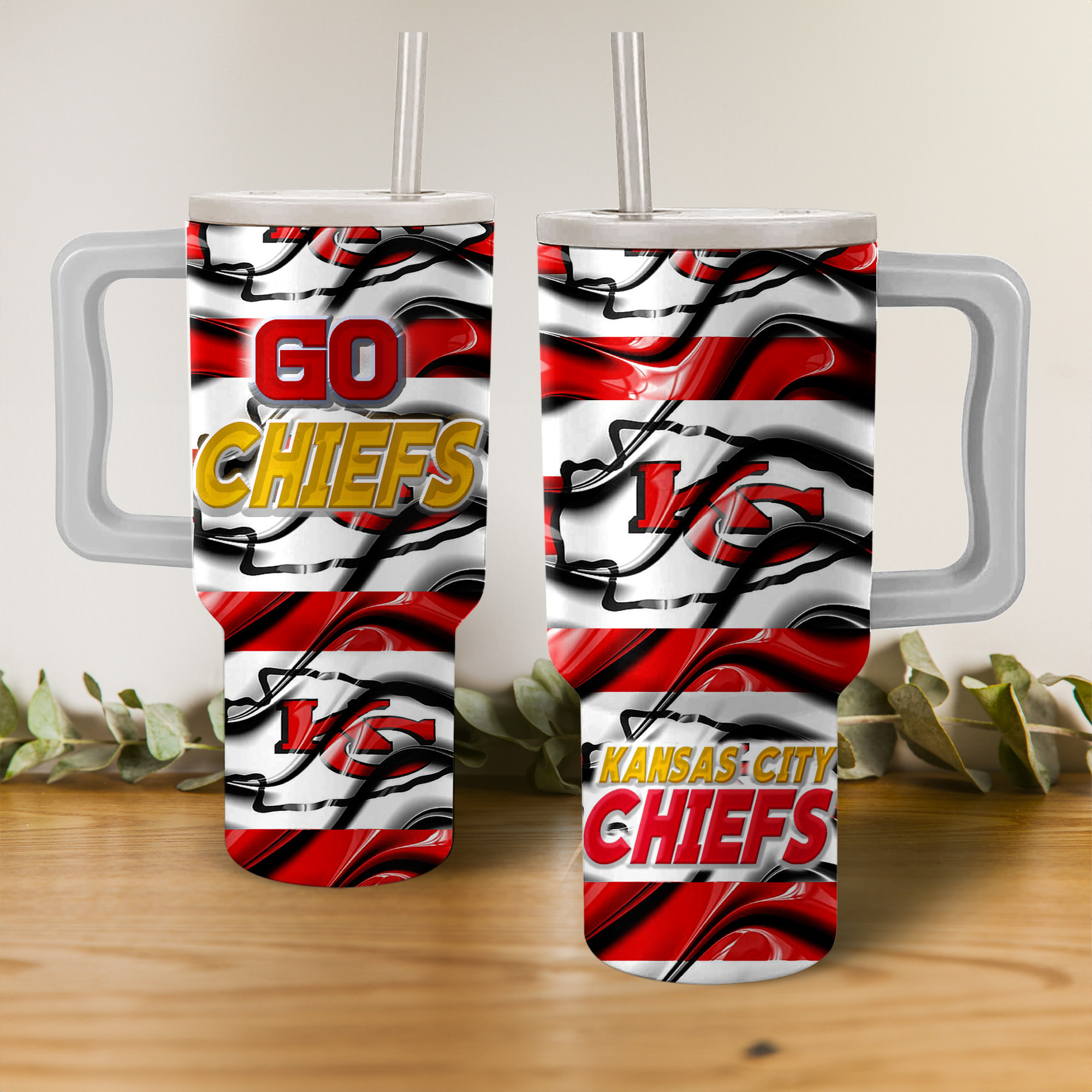 Kansas City Chiefs NFL Custom Stanley Cup 40 oz 30 oz Tumbler With HandleTVC2301153