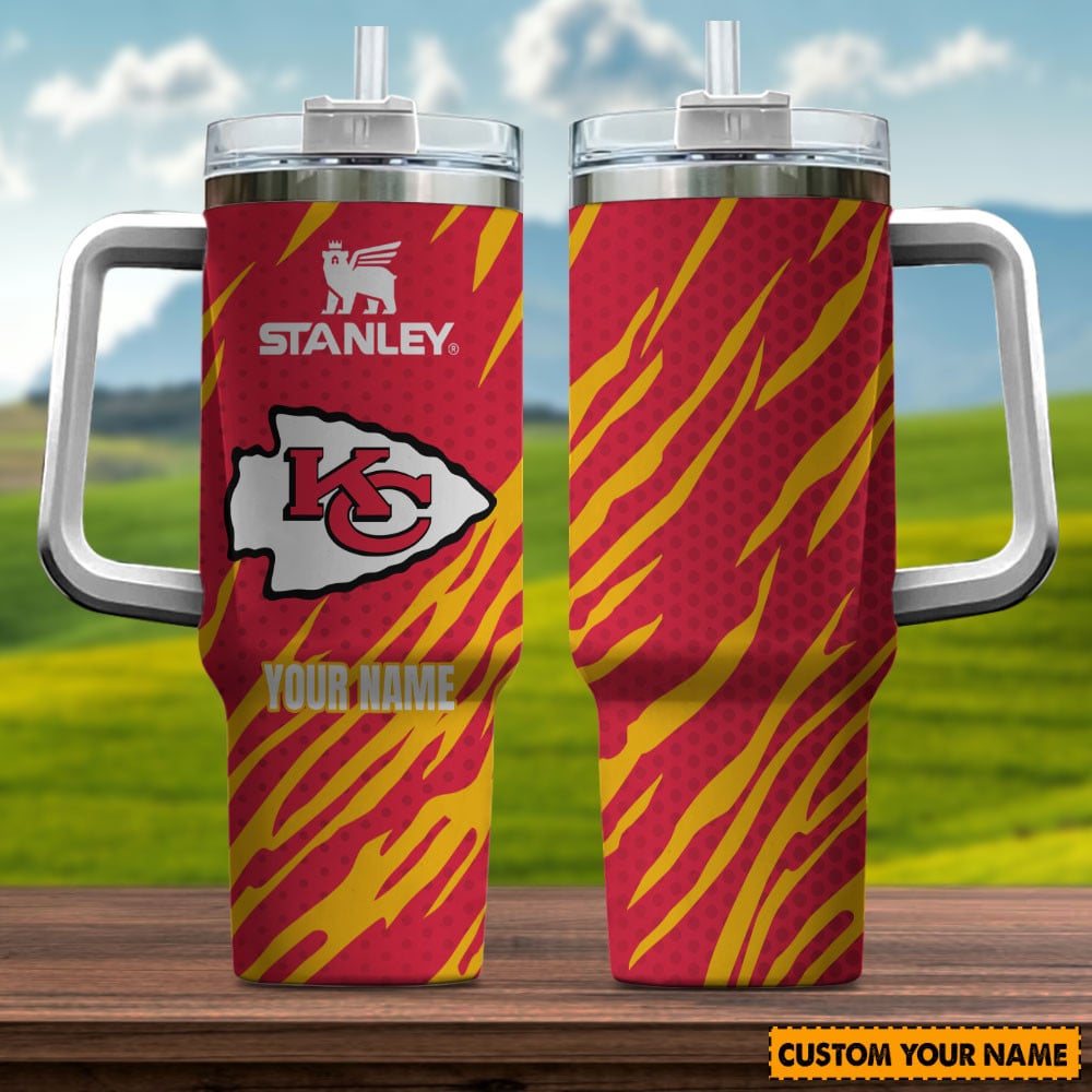 Kansas City Chiefs NFL Custom Stanley Cup 40 oz 30 oz Tumbler With HandleTVC230136