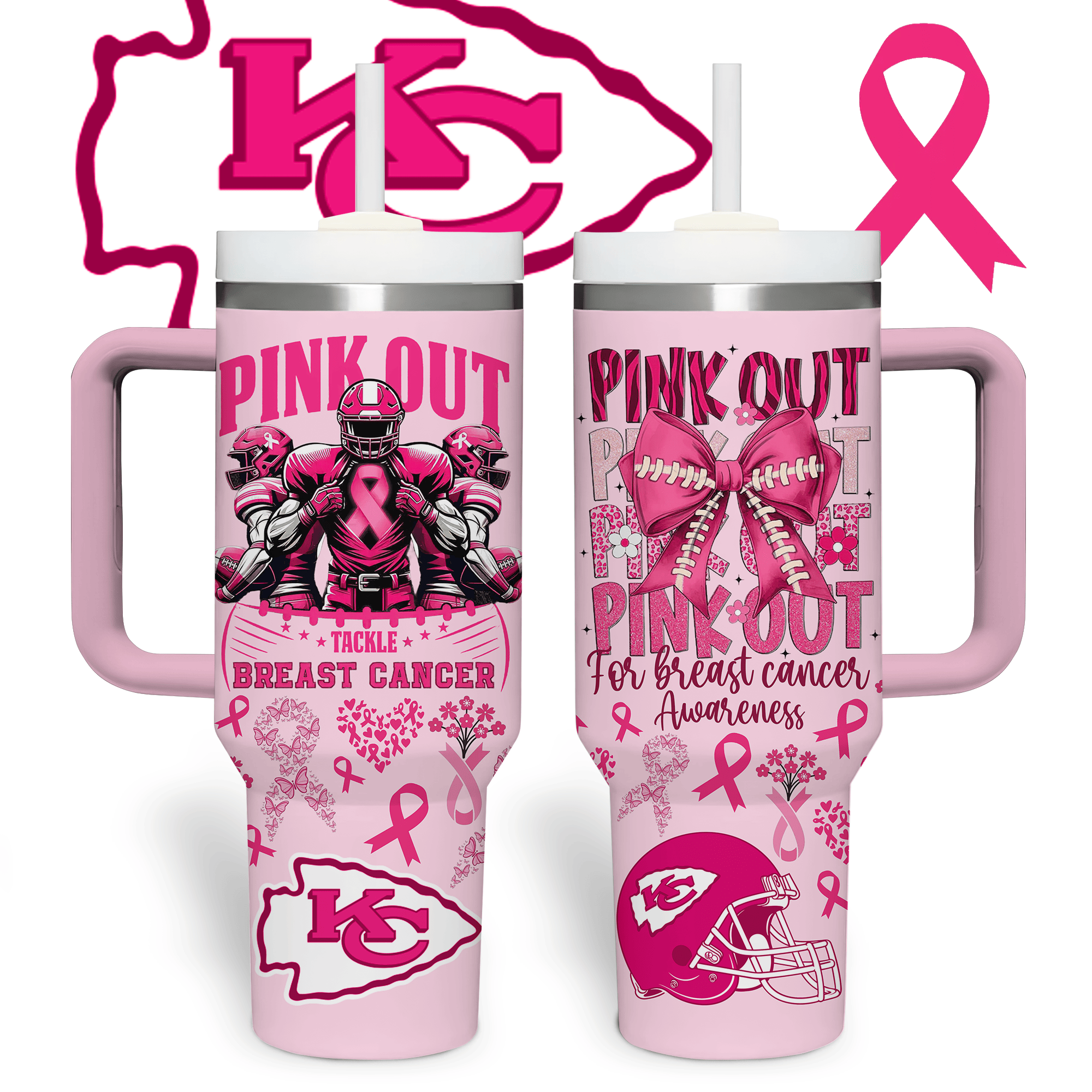 Kansas City Chiefs NFL Custom Stanley Cup 40 oz 30 oz Tumbler With HandleTVC2301512