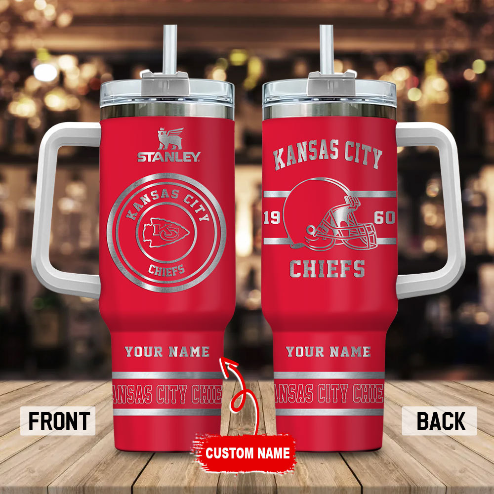 Kansas City Chiefs NFL Custom Stanley Cup 40 oz 30 oz Tumbler With HandleTVC230153