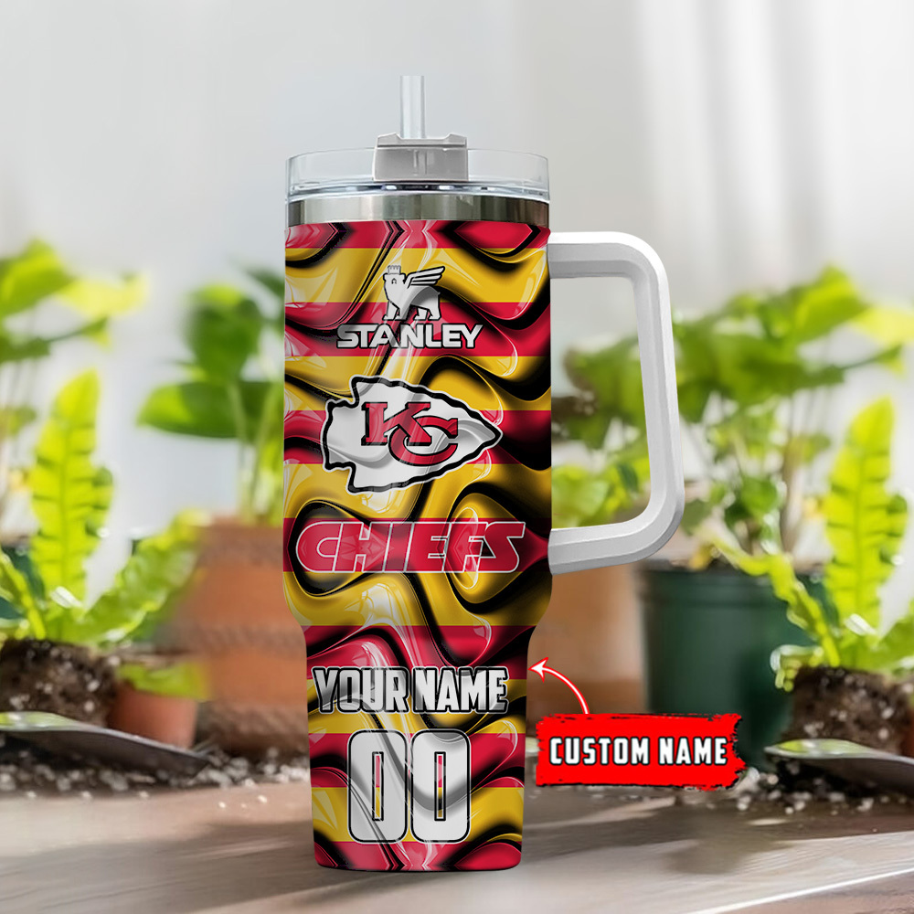 Kansas City Chiefs NFL Custom Stanley Cup 40 oz 30 oz Tumbler With HandleTVC230171 - Image 2
