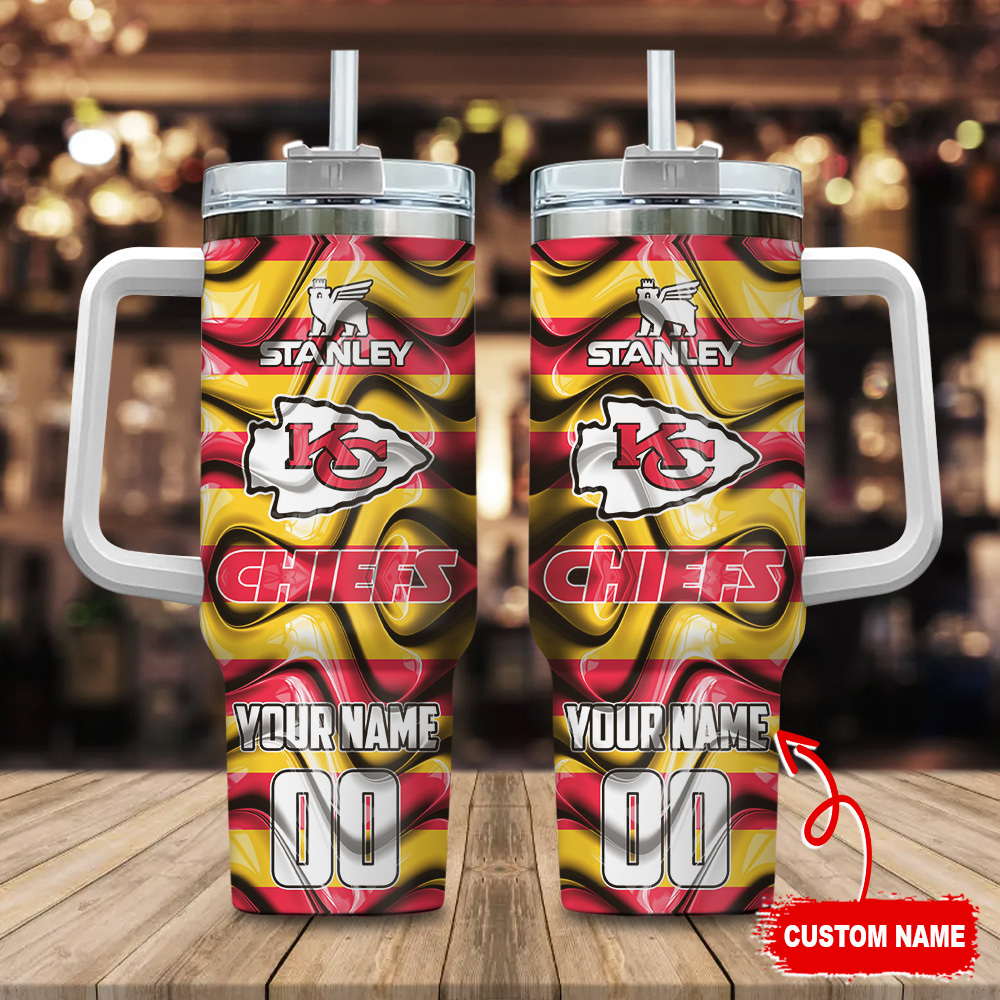 Kansas City Chiefs NFL Custom Stanley Cup 40 oz 30 oz Tumbler With HandleTVC230171