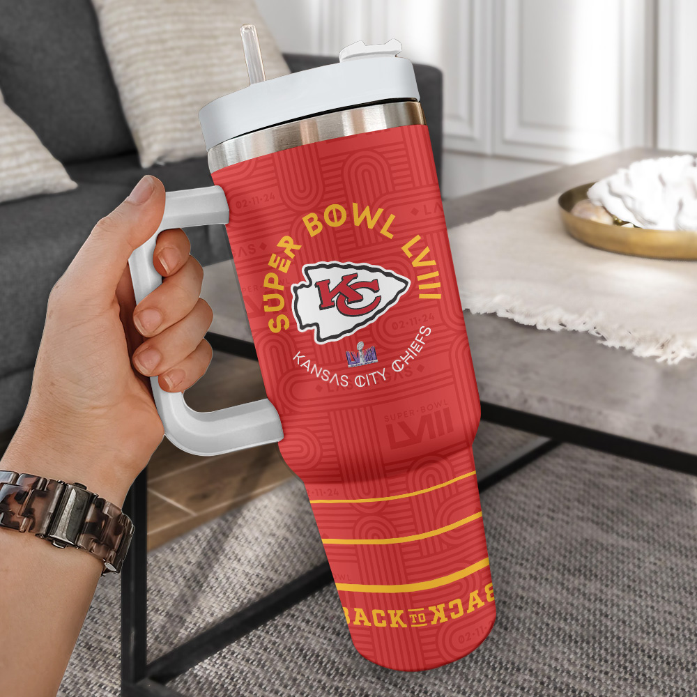 Kansas City Chiefs NFL Custom Stanley Cup 40 oz 30 oz Tumbler With HandleTVC2301714 - Image 2