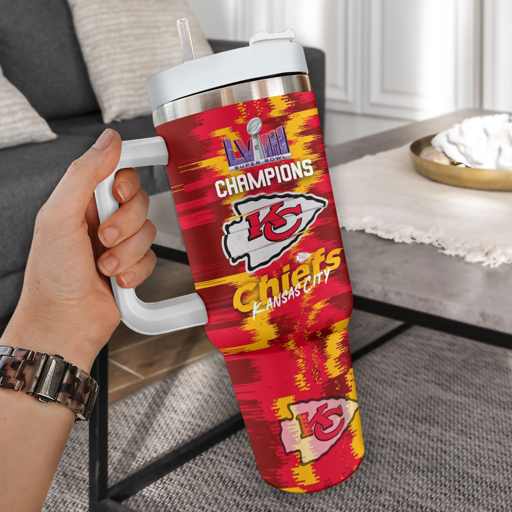 Kansas City Chiefs NFL Custom Stanley Cup 40 oz 30 oz Tumbler With HandleTVC2301715 - Image 2