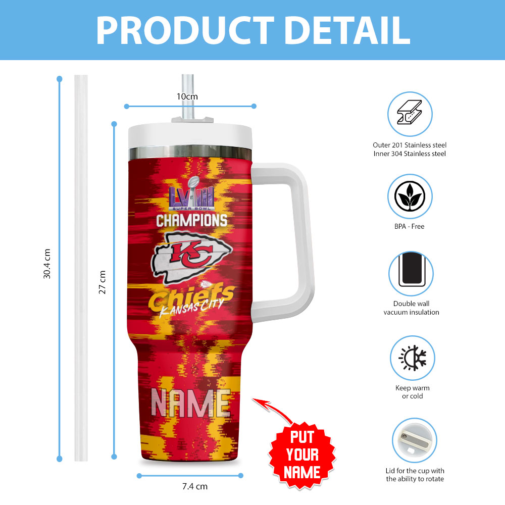 Kansas City Chiefs NFL Custom Stanley Cup 40 oz 30 oz Tumbler With HandleTVC2301715 - Image 3