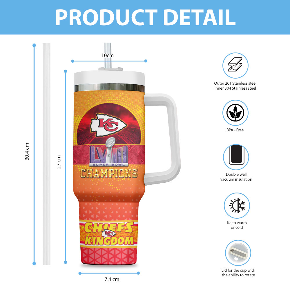 Kansas City Chiefs NFL Custom Stanley Cup 40 oz 30 oz Tumbler With HandleTVC2301717 - Image 3