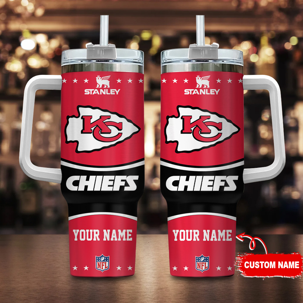 Kansas City Chiefs NFL Custom Stanley Cup 40 oz 30 oz Tumbler With HandleTVC230172