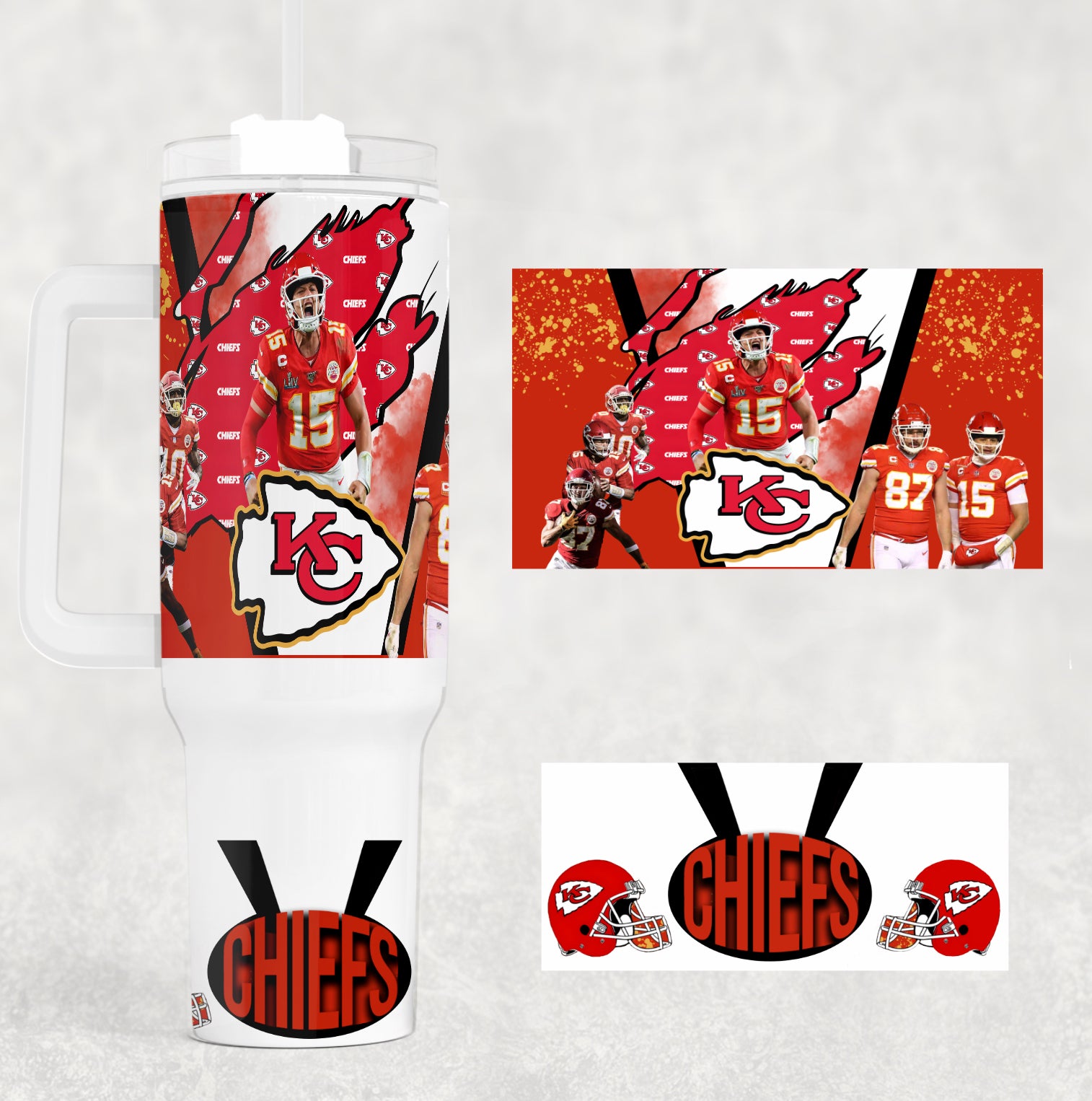 Kansas City Chiefs NFL Custom Stanley Cup 40 oz 30 oz Tumbler With HandleTVC2301754
