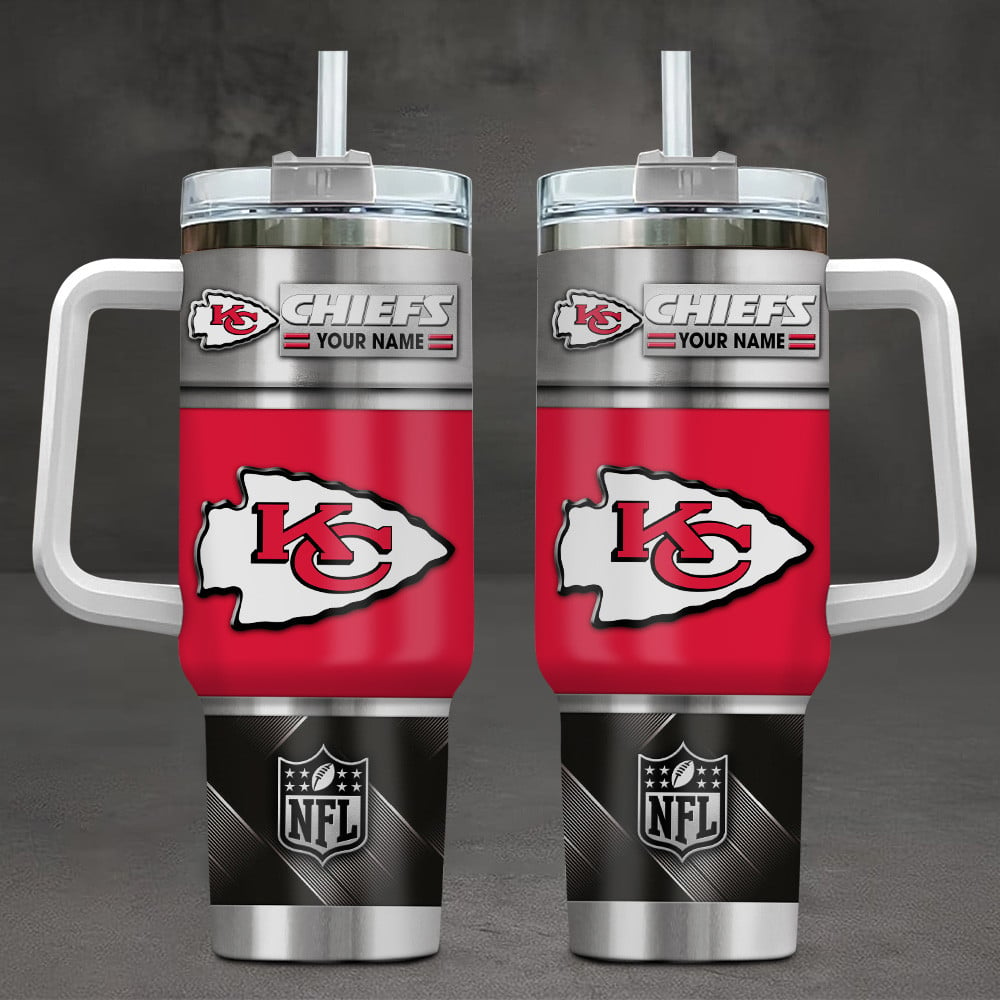Kansas City Chiefs NFL Custom Stanley Cup 40 oz 30 oz Tumbler With HandleTVC230197