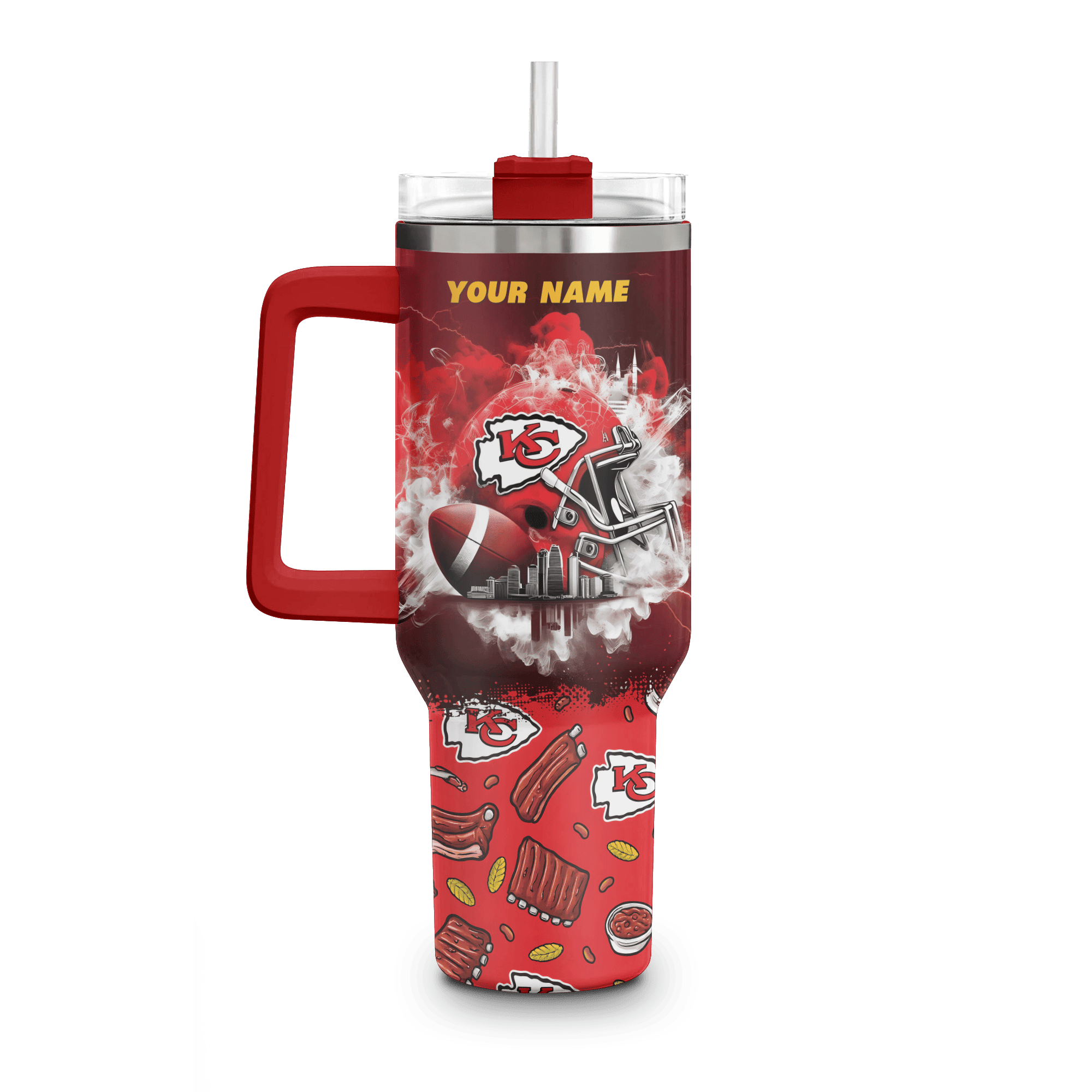 Kansas City Chiefs NFL Custom Stanley Cup 40 oz 30 oz Tumbler With HandleTVC230198 - Image 3