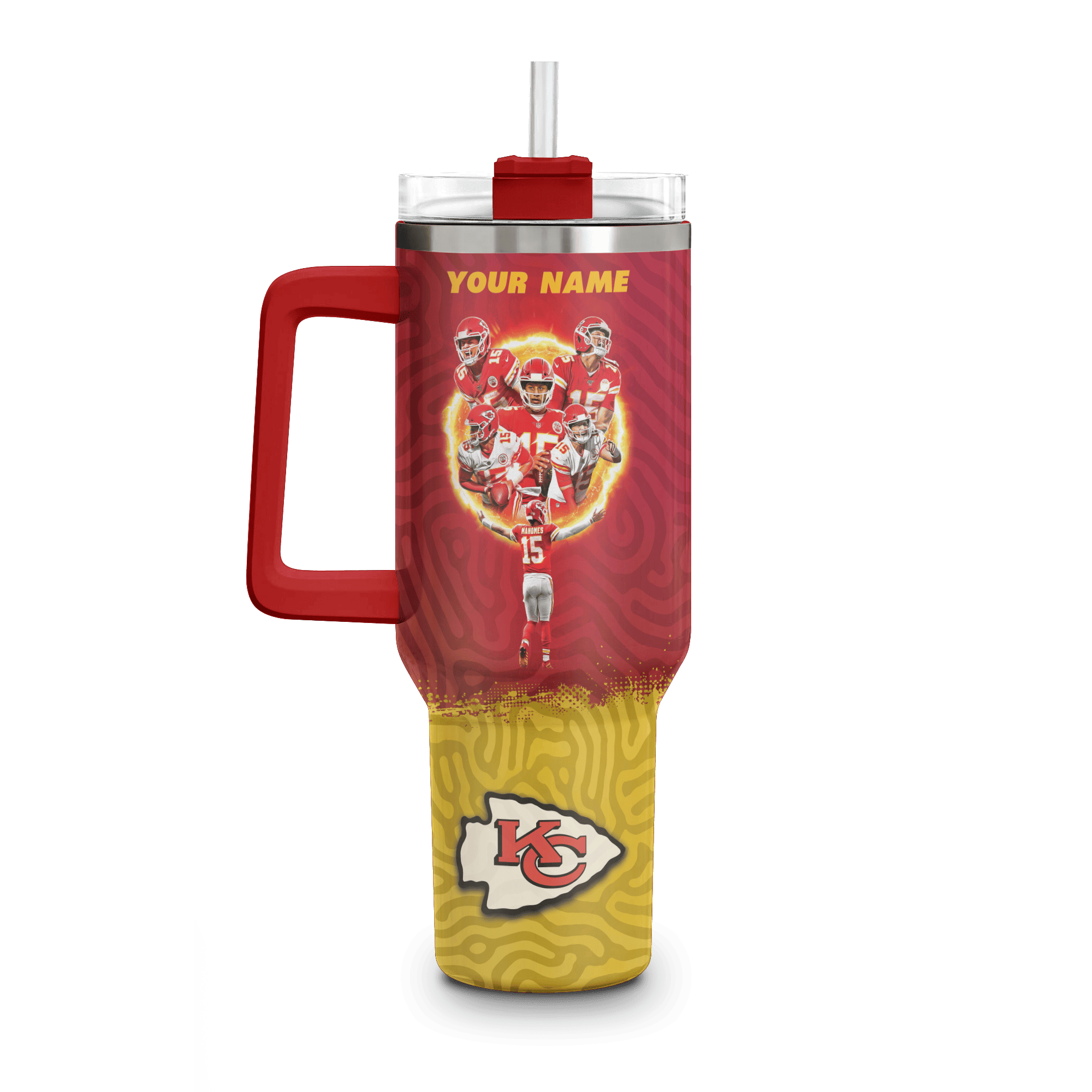 Kansas City Chiefs NFL Custom Stanley Cup 40 oz 30 oz Tumbler With HandleTVC230198 - Image 3