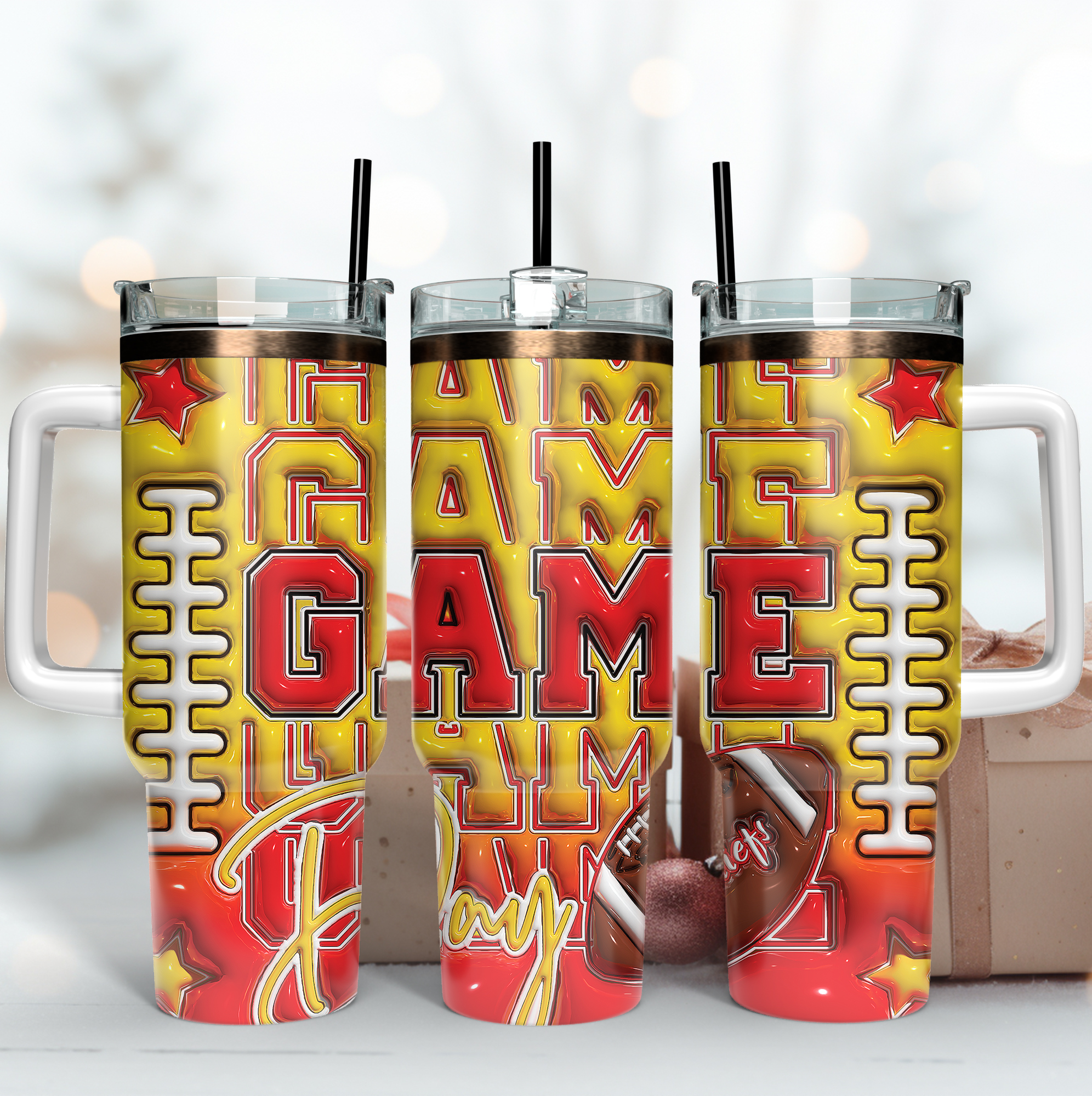 Kansas City Chiefs NFL Game Day Custom Stanley Cup 40 oz 30 oz Tumbler With HandleTVC2301167