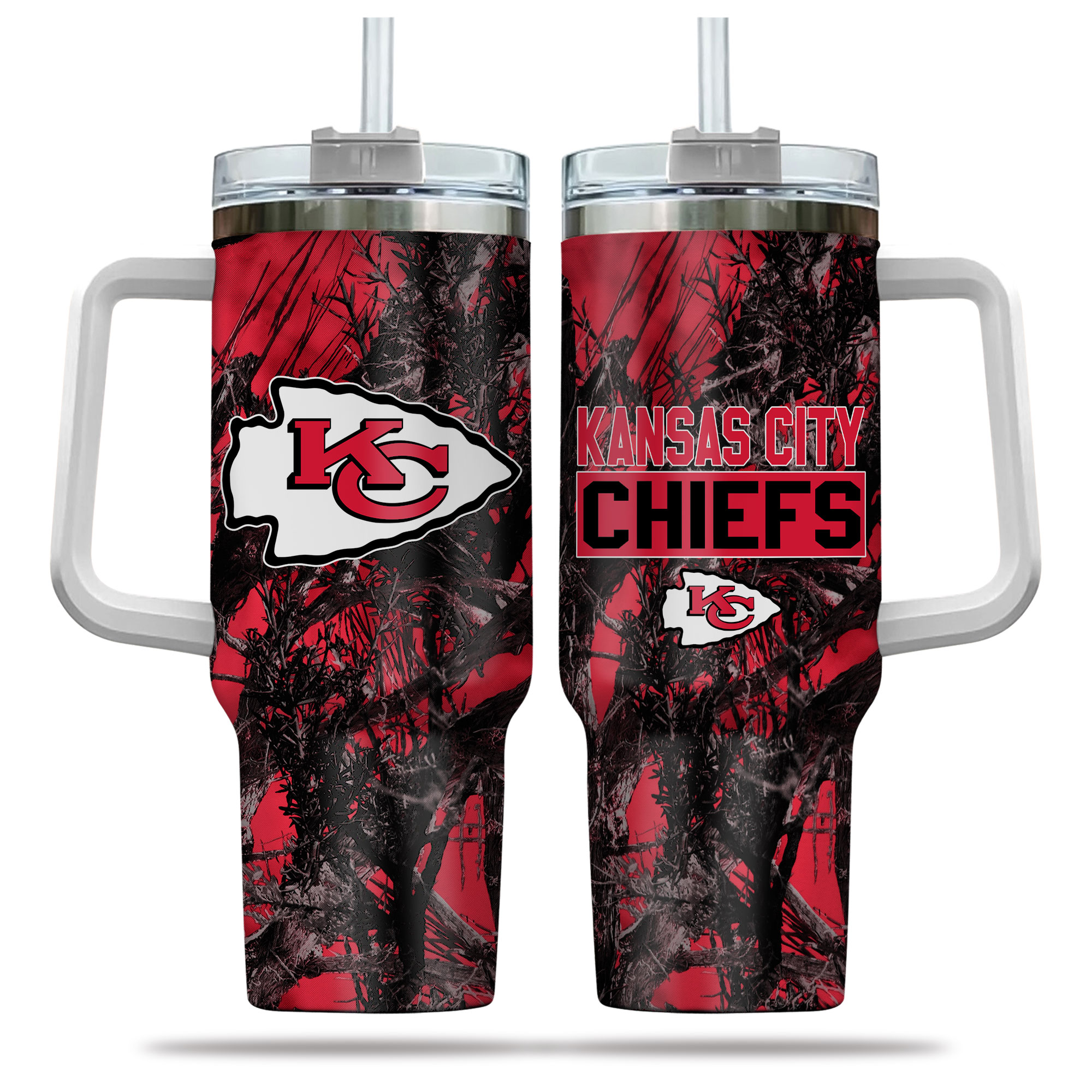 Kansas City Chiefs NFL Hunting Custom Stanley Cup 40 oz 30 oz Tumbler With HandleTVC230182
