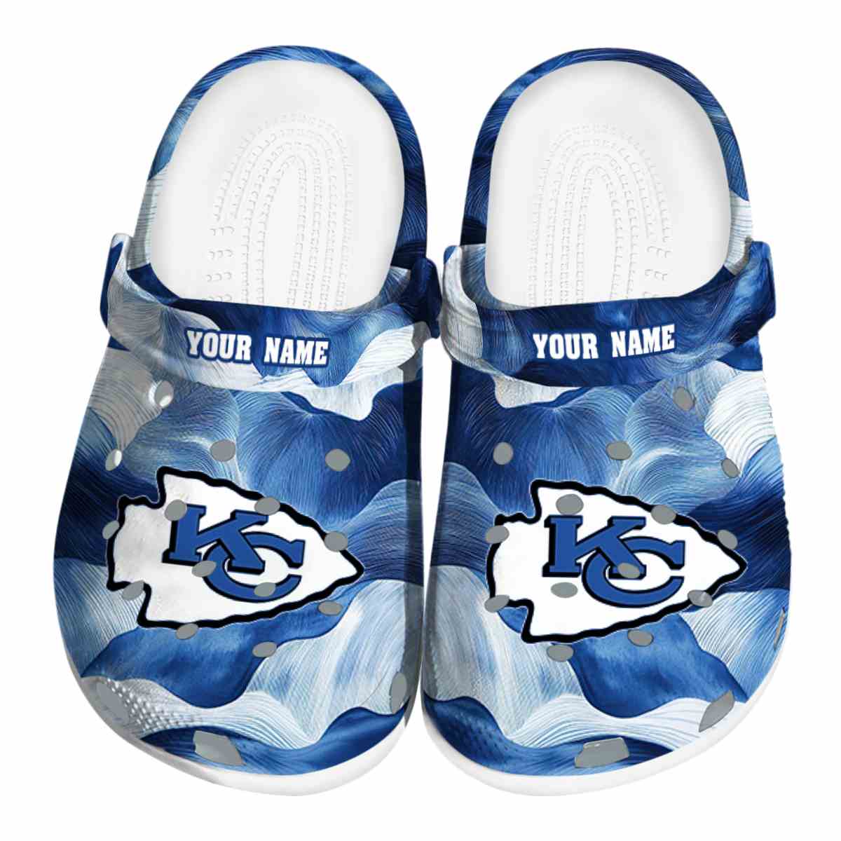 Kansas City Chiefs NFL Sport Crocs Crocband Clogs Shoes Comfortable For Men Women and Kids