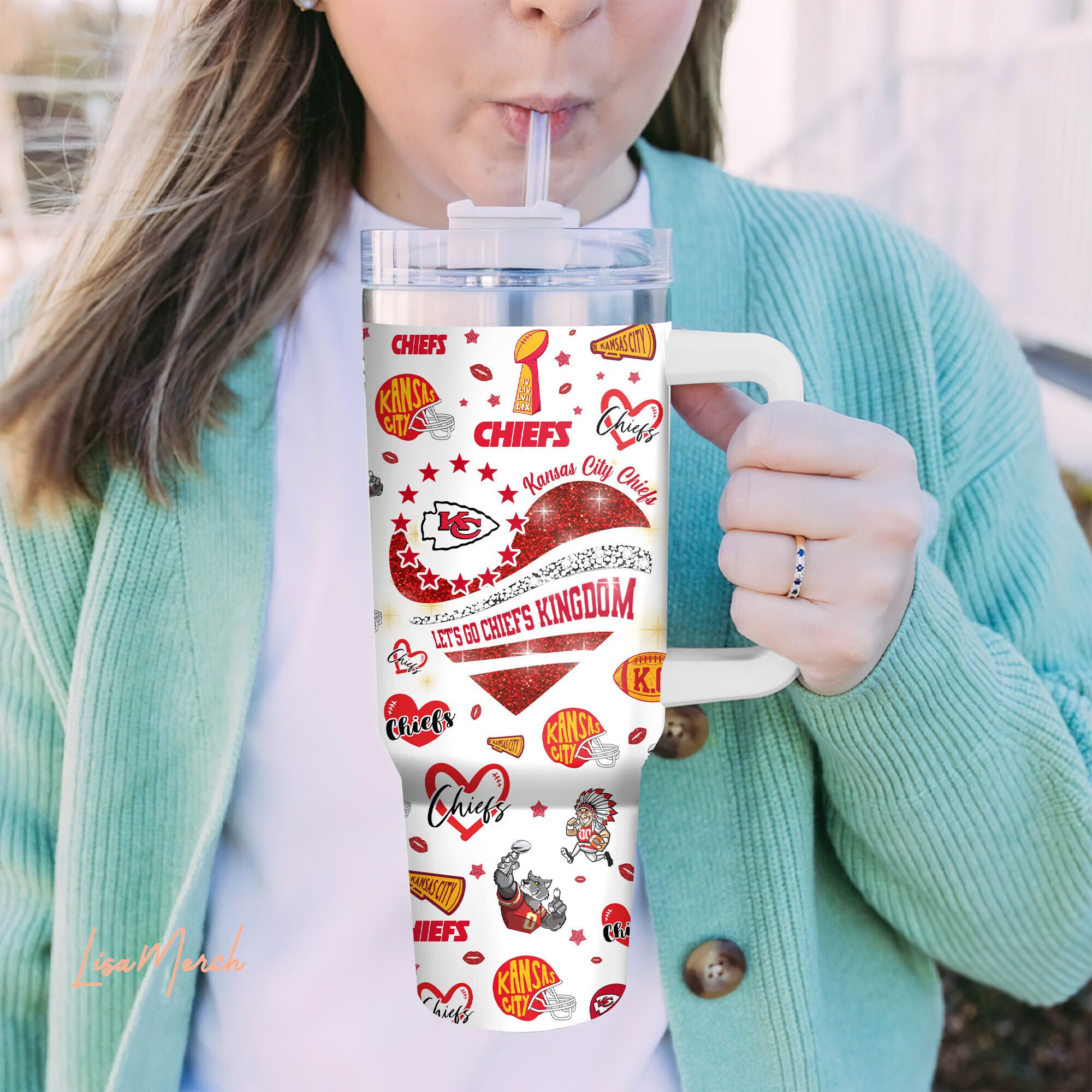 Kansas City Chiefs NFL Sports Custom Stanley Cup 40 oz 30 oz Tumbler With HandleTVC2301309 - Image 5