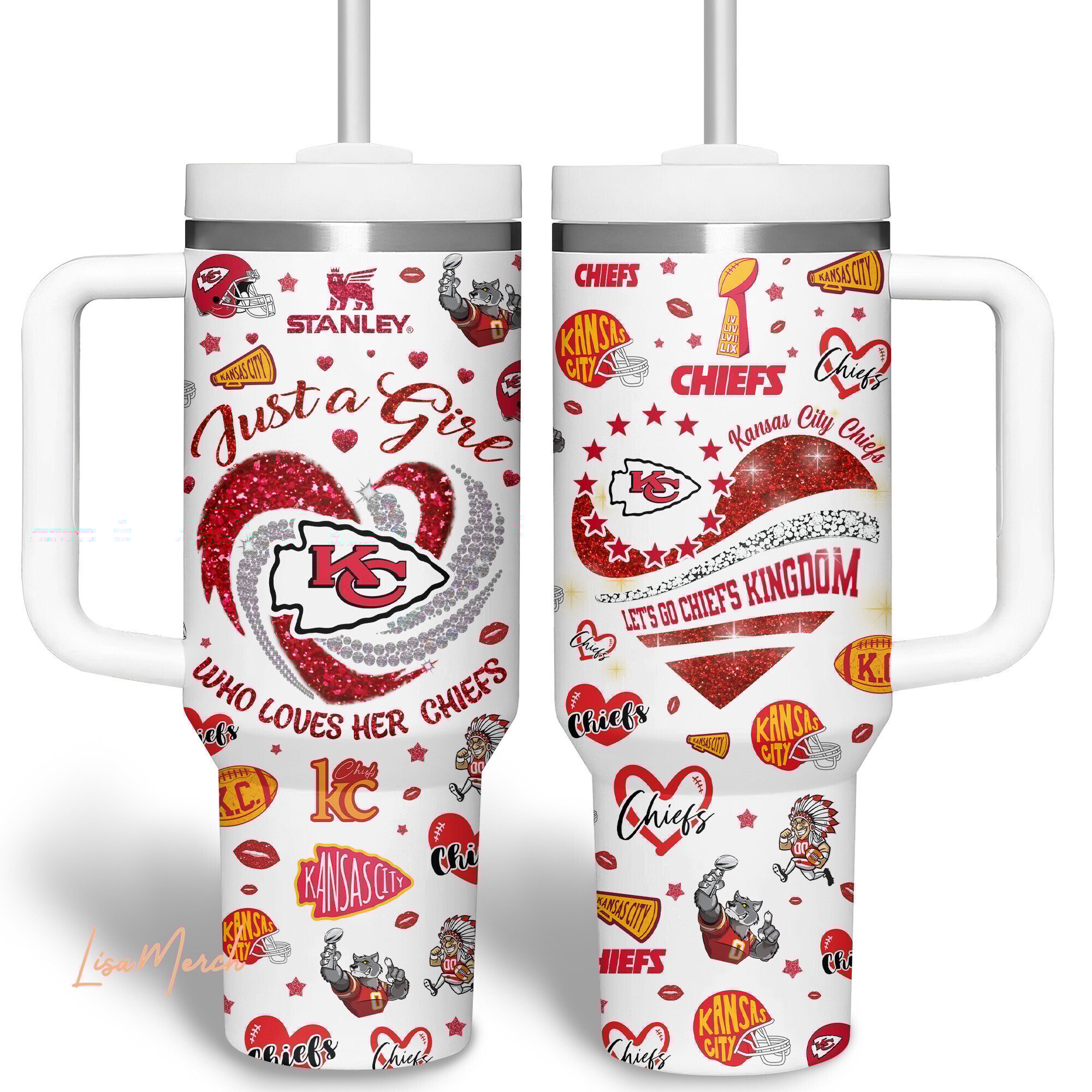 Kansas City Chiefs NFL Sports Custom Stanley Cup 40 oz 30 oz Tumbler With HandleTVC2301309 - Image 7