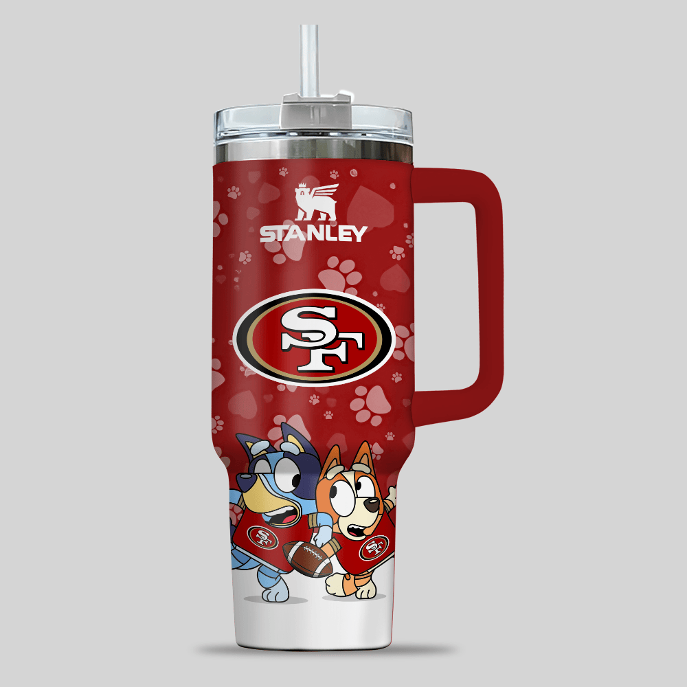 Kansas City Chiefs NFL x Bluey Custom Stanley Cup 40 oz 30 oz Tumbler With HandleTVC2301123 - Image 3