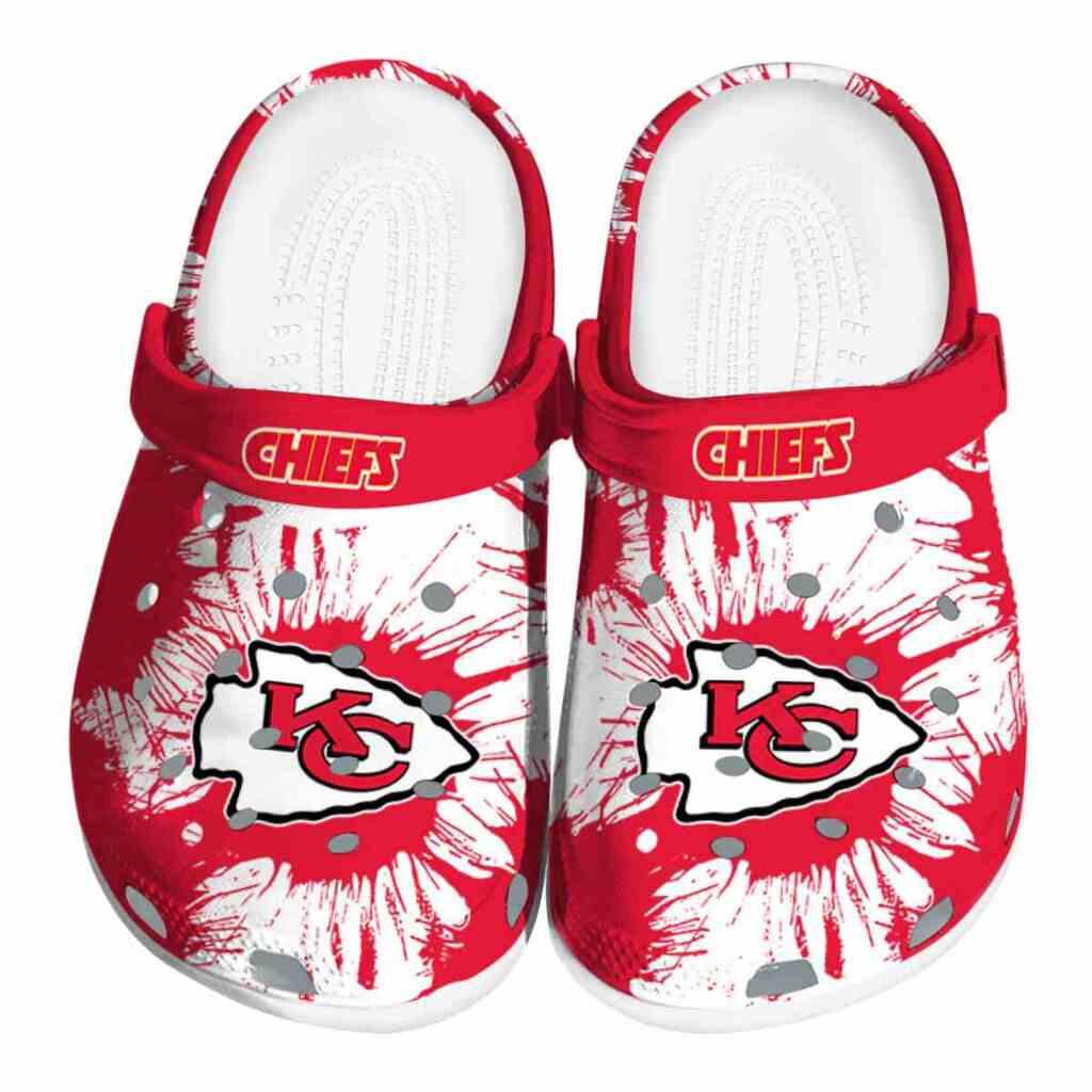 Kansas City Chiefs Splatter Graphics ClogTVC1801140