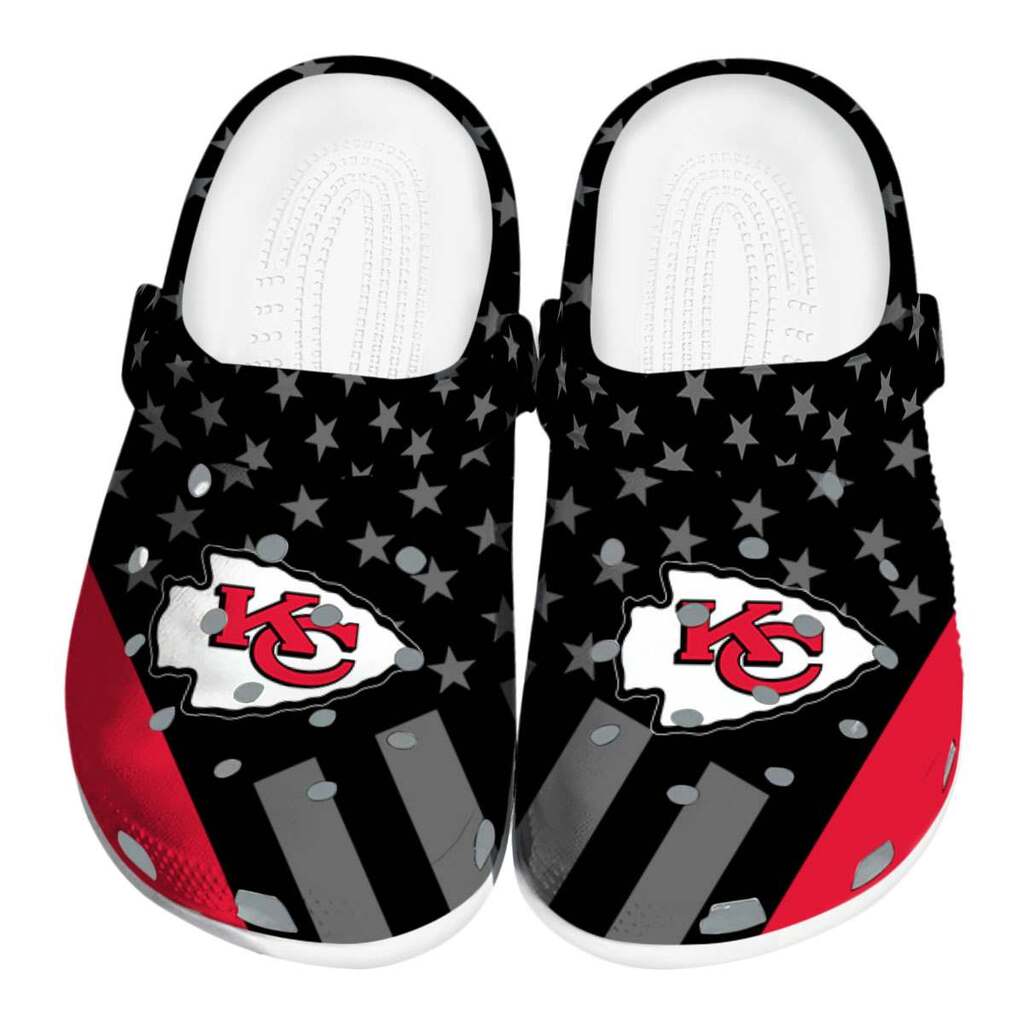 Kansas City Chiefs Stellar Stripes Theme ClogTVC1801140
