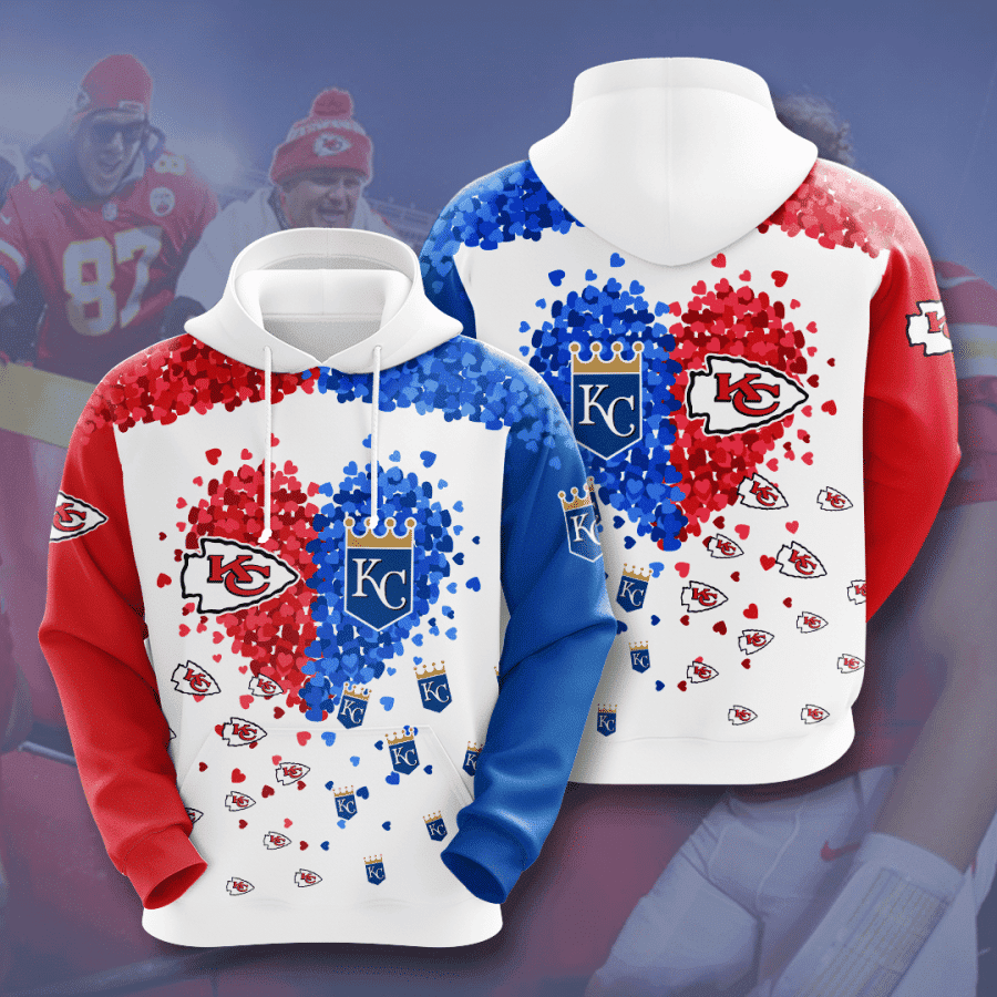 Kansas City Chiefs x Kansas City Royals 3D All Over Print Hoodie, Zip Hoodie