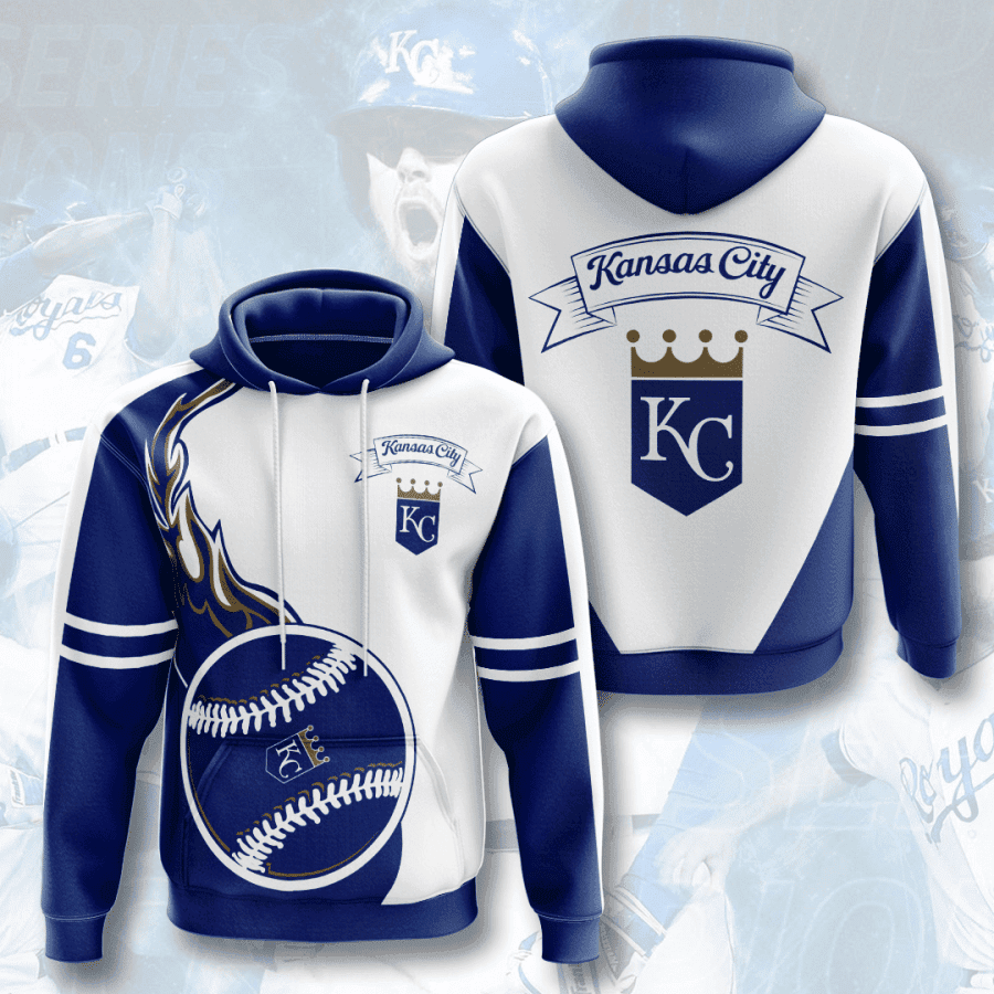 KANSAS CITY ROYALS 3D All Over Print Hoodie, Zip Hoodie